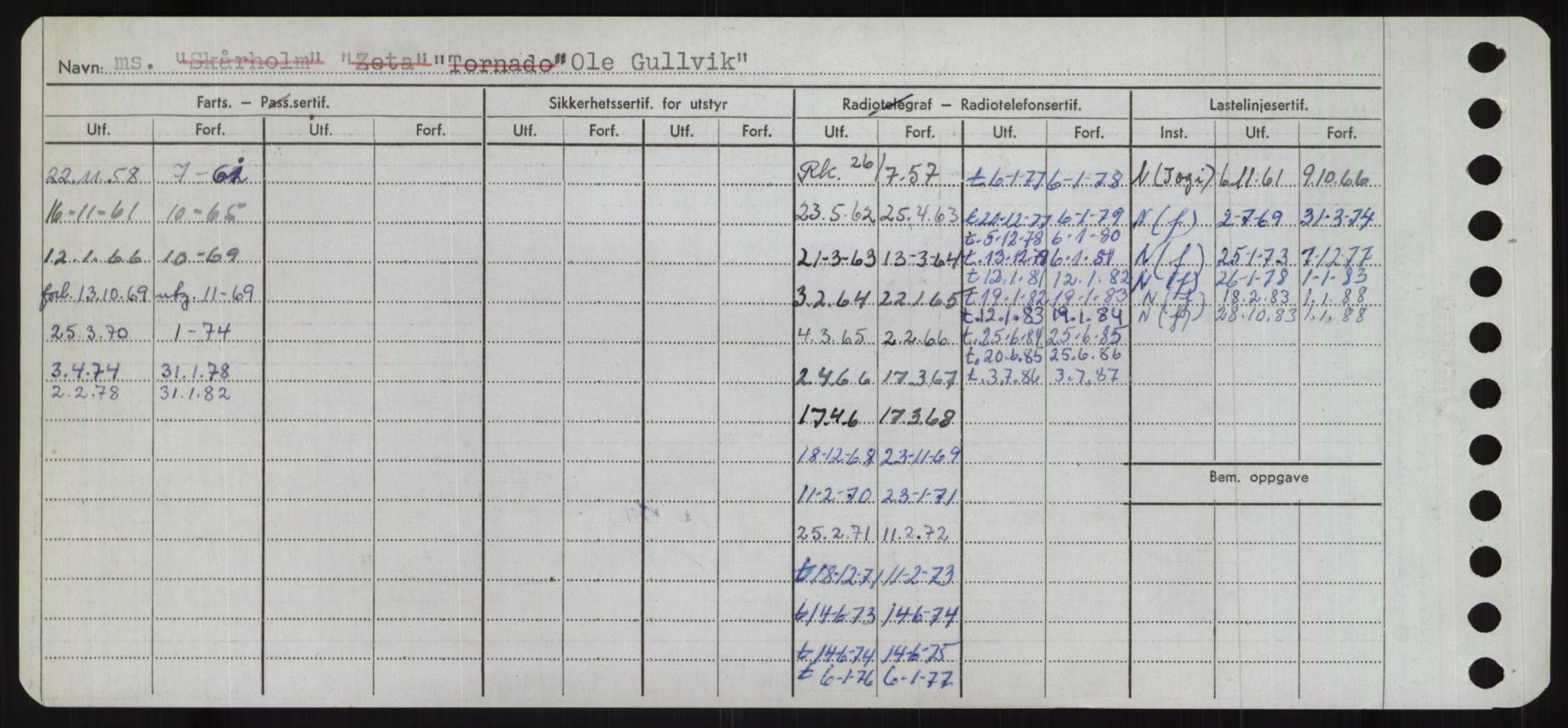 Sjøfartsdirektoratet med forløpere, Skipsmålingen, RA/S-1627/H/Ha/L0004/0002: Fartøy, Mas-R / Fartøy, Odin-R, s. 54