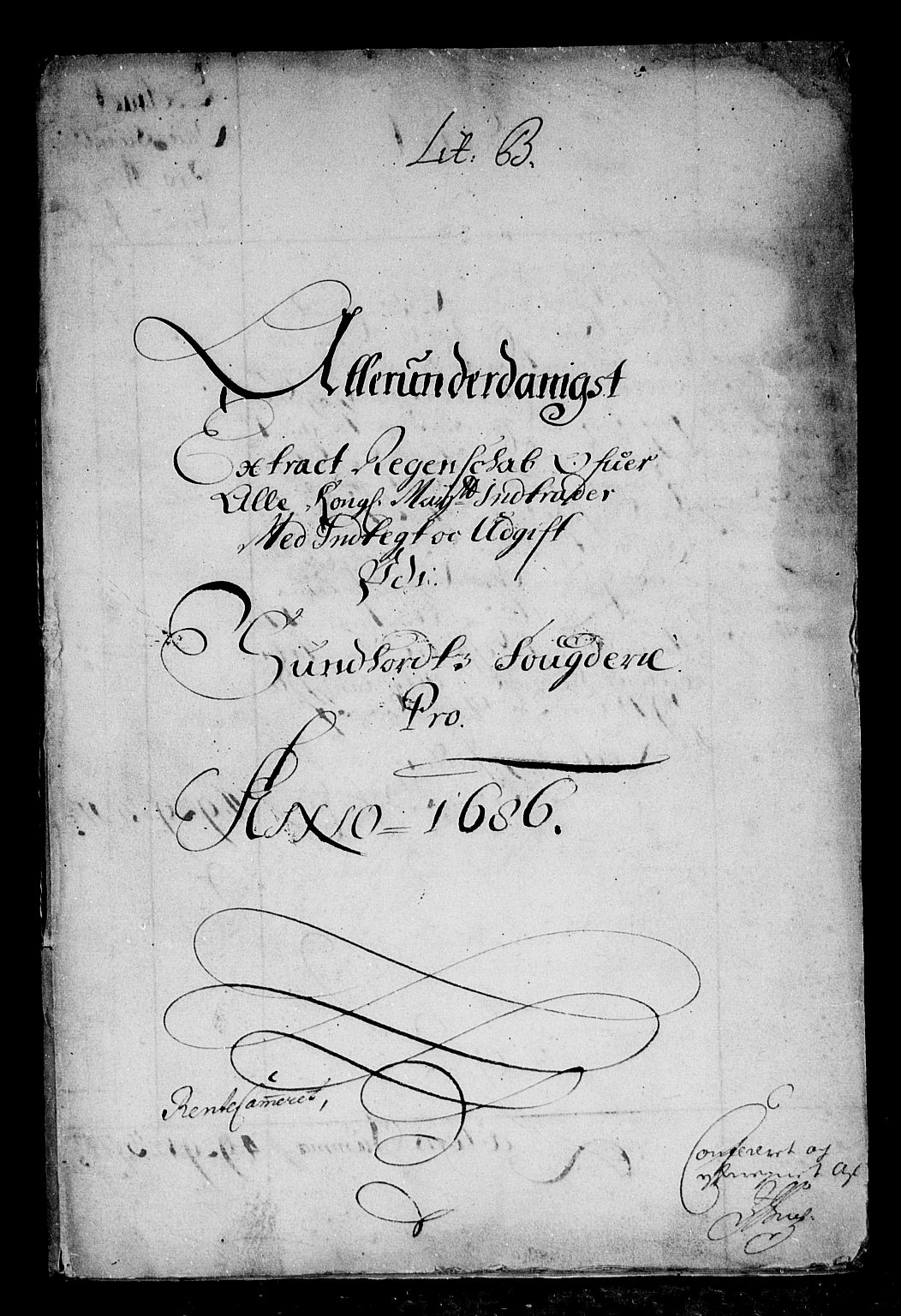 Rentekammeret inntil 1814, Reviderte regnskaper, Stiftamtstueregnskaper, Bergen stiftamt, RA/EA-6043/R/Rc/L0079: Bergen stiftamt, 1685-1686