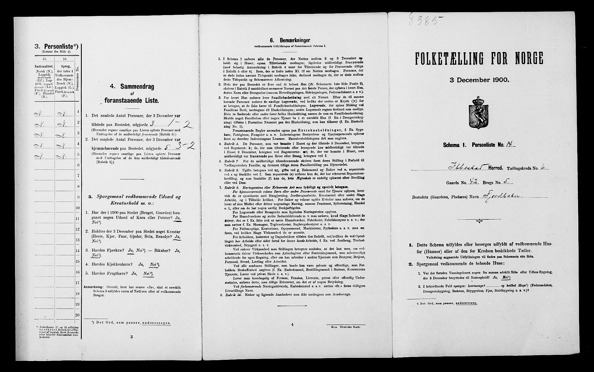 SATØ, Folketelling 1900 for 1917 Ibestad herred, 1900, s. 876