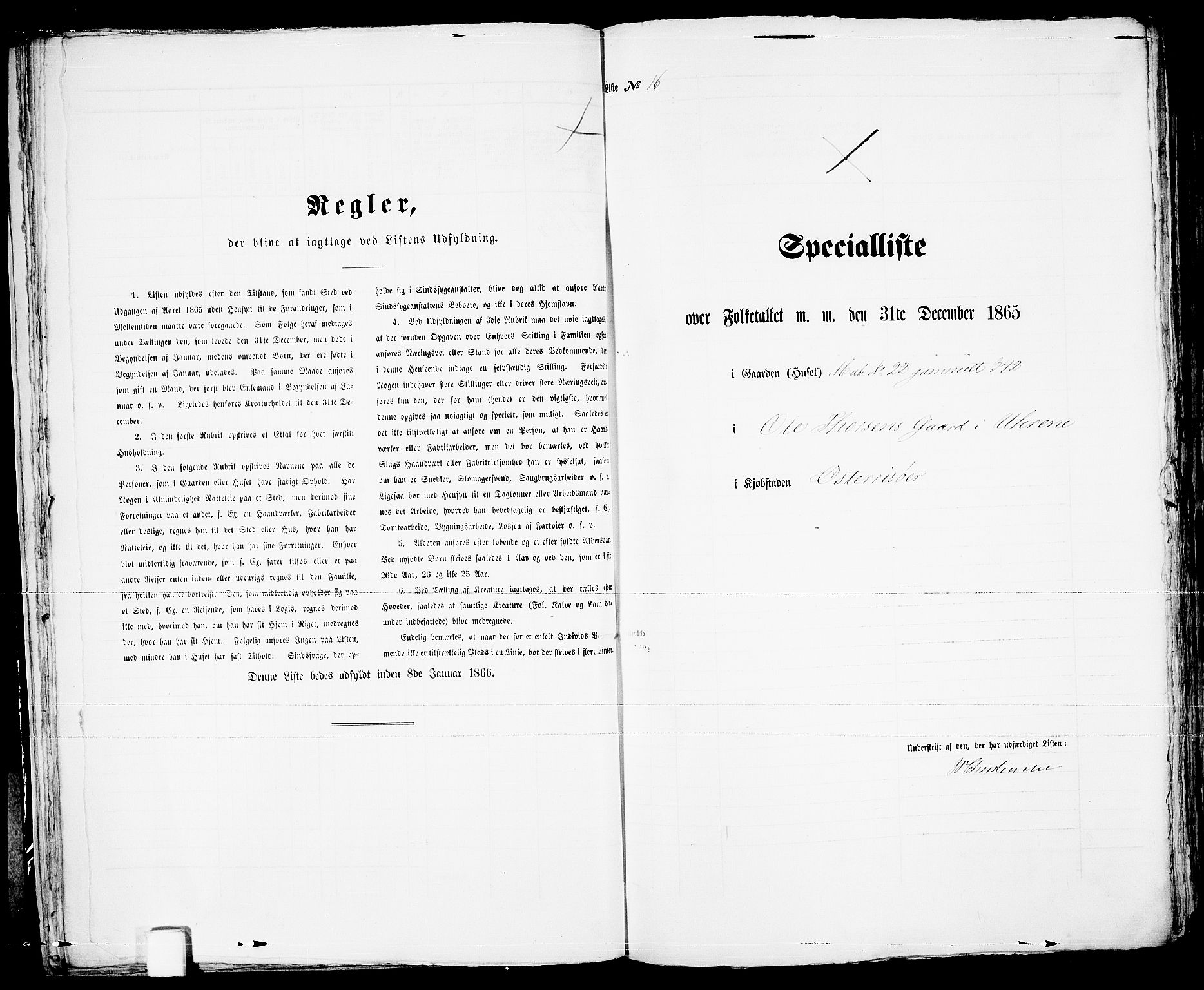 RA, Folketelling 1865 for 0901B Risør prestegjeld, Risør kjøpstad, 1865, s. 39