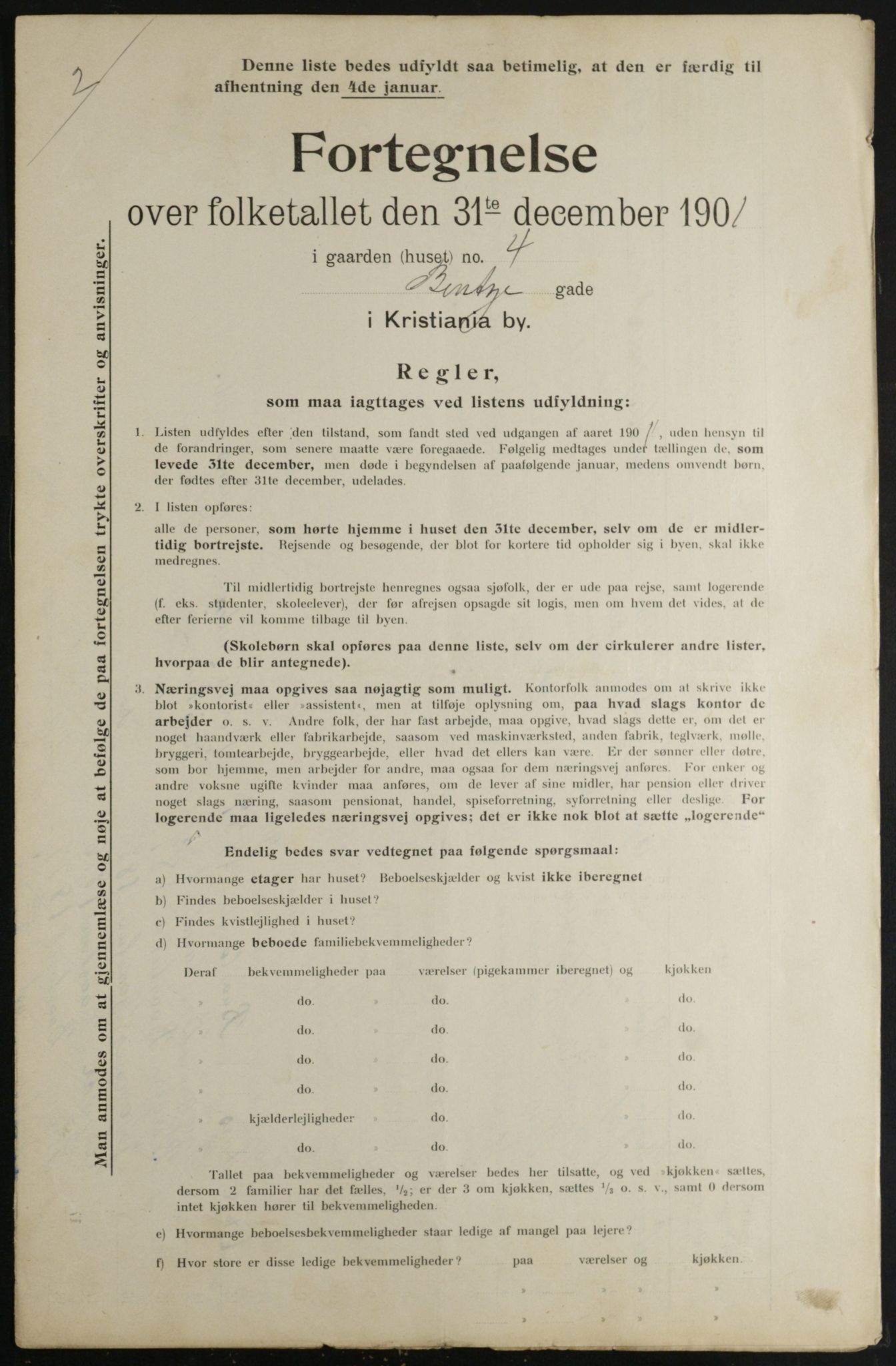 OBA, Kommunal folketelling 31.12.1901 for Kristiania kjøpstad, 1901, s. 678