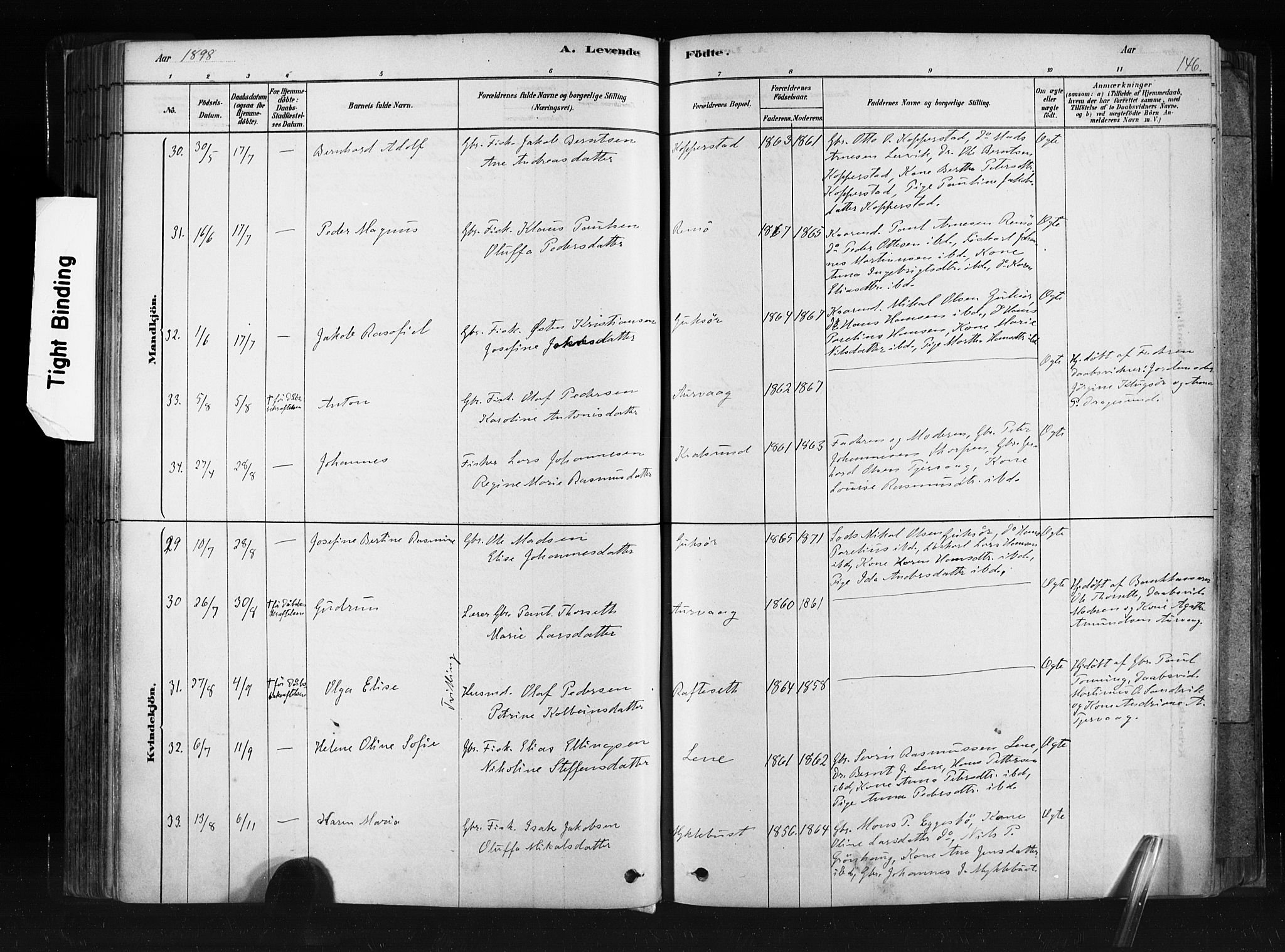 Ministerialprotokoller, klokkerbøker og fødselsregistre - Møre og Romsdal, SAT/A-1454/507/L0073: Ministerialbok nr. 507A08, 1878-1904, s. 146