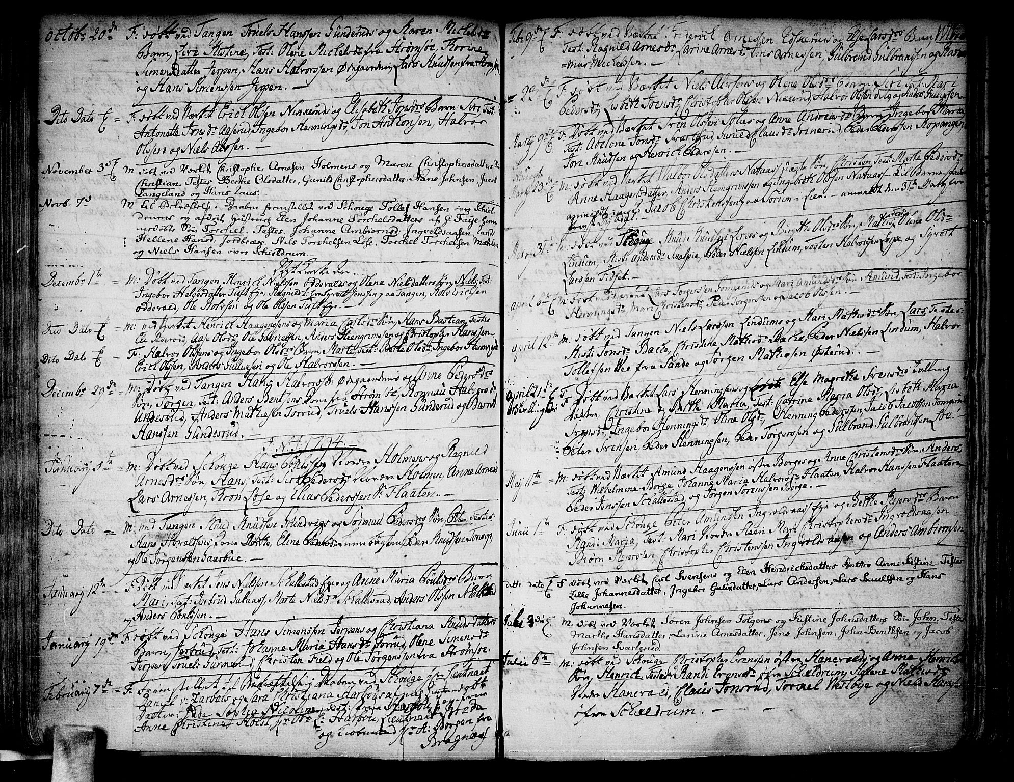 Skoger kirkebøker, AV/SAKO-A-59/F/Fa/L0001: Ministerialbok nr. I 1, 1746-1814, s. 94