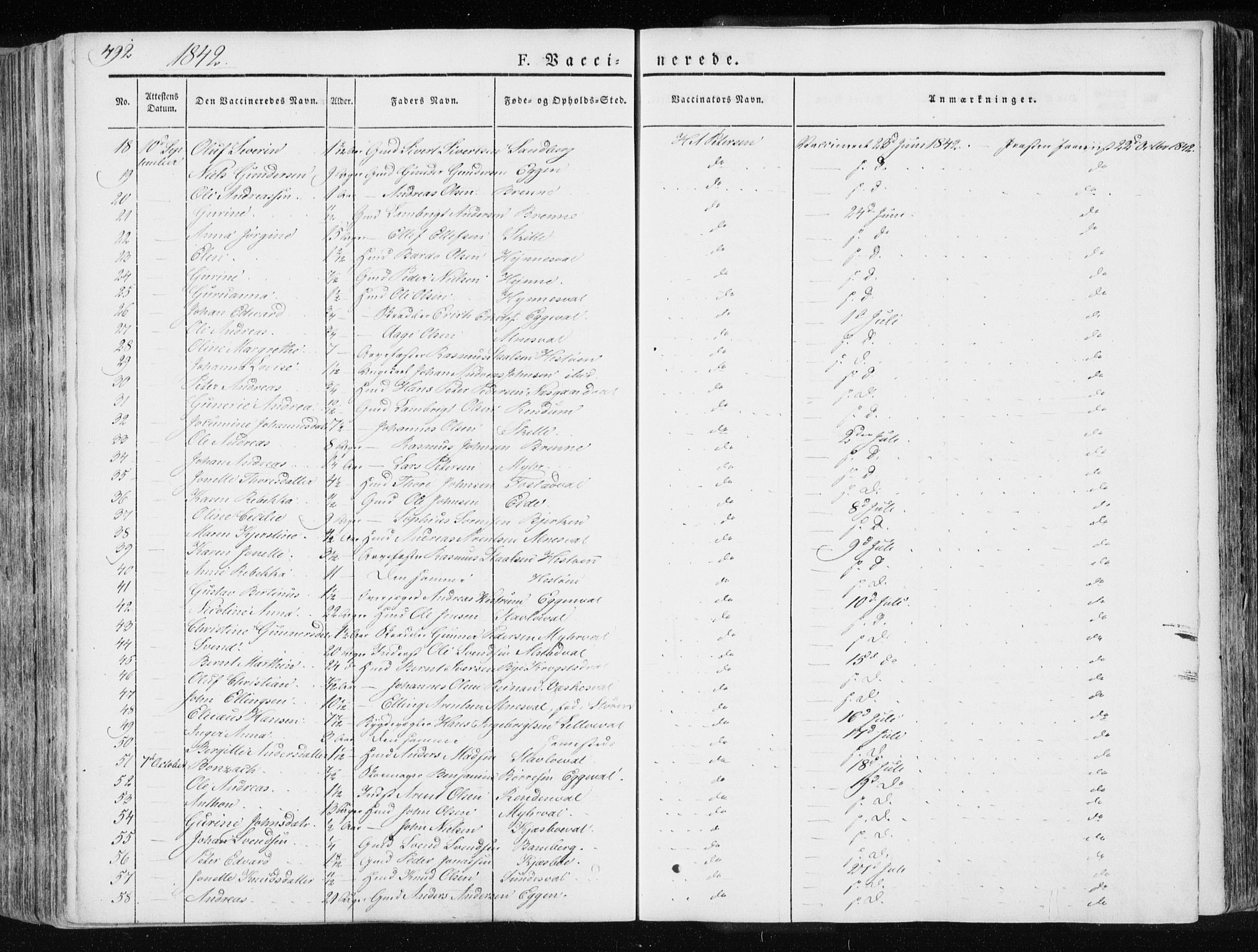 Ministerialprotokoller, klokkerbøker og fødselsregistre - Nord-Trøndelag, SAT/A-1458/717/L0154: Ministerialbok nr. 717A06 /1, 1836-1849, s. 492