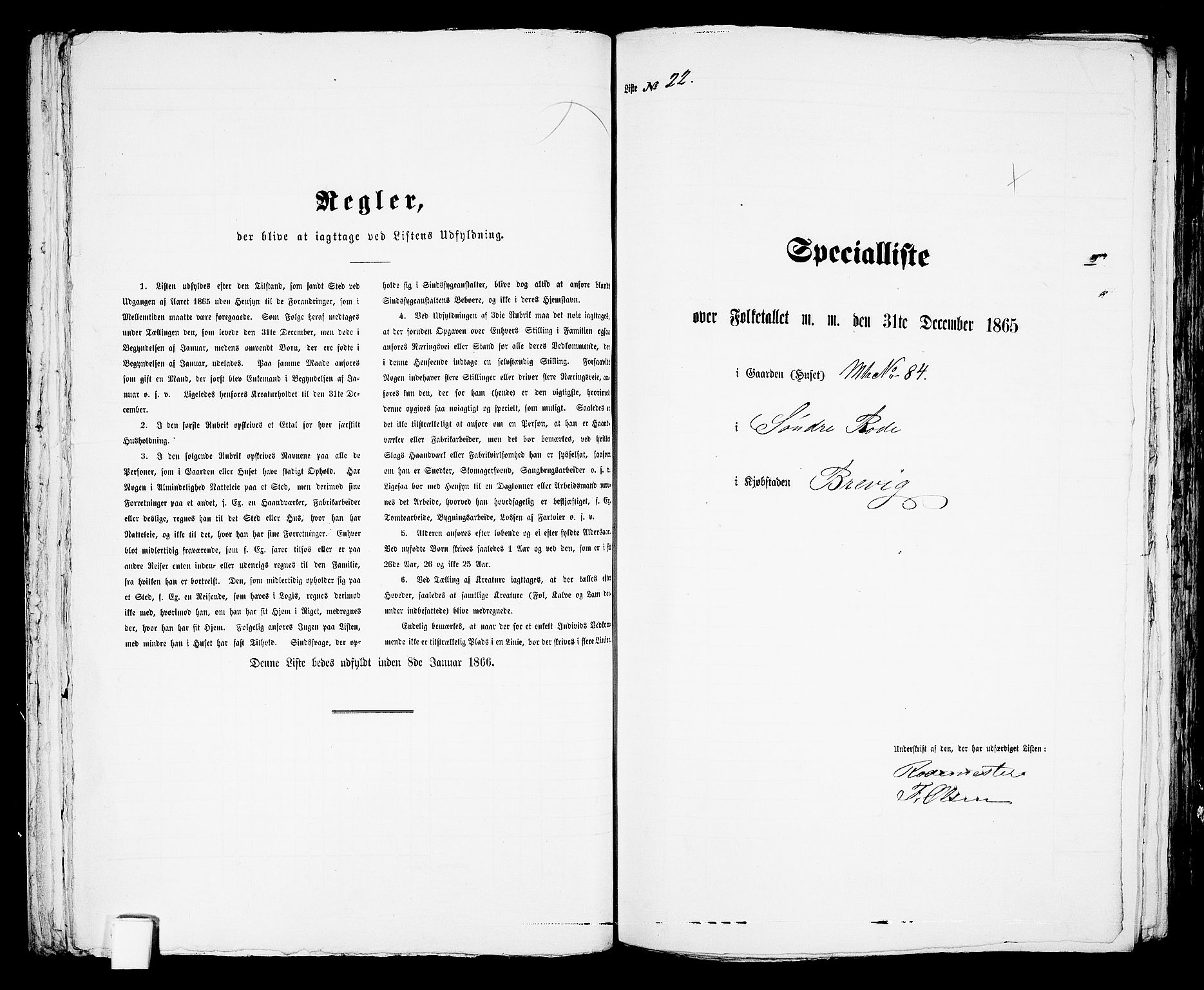 RA, Folketelling 1865 for 0804P Brevik prestegjeld, 1865, s. 421