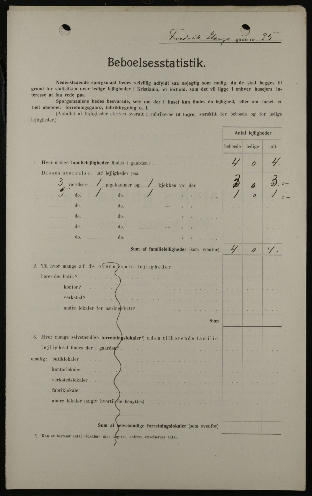 OBA, Kommunal folketelling 1.2.1908 for Kristiania kjøpstad, 1908, s. 24083