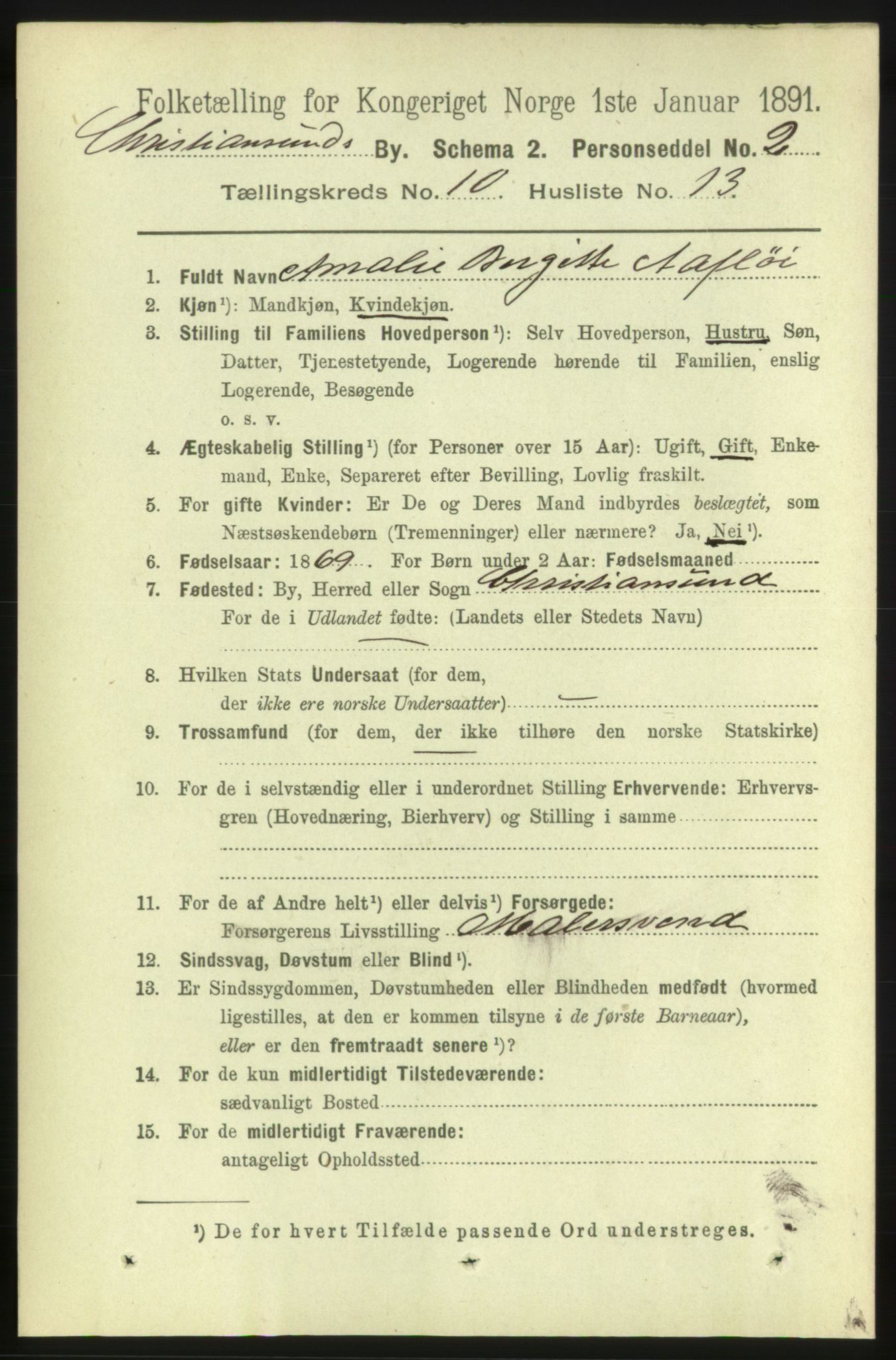 RA, Folketelling 1891 for 1503 Kristiansund kjøpstad, 1891, s. 8366