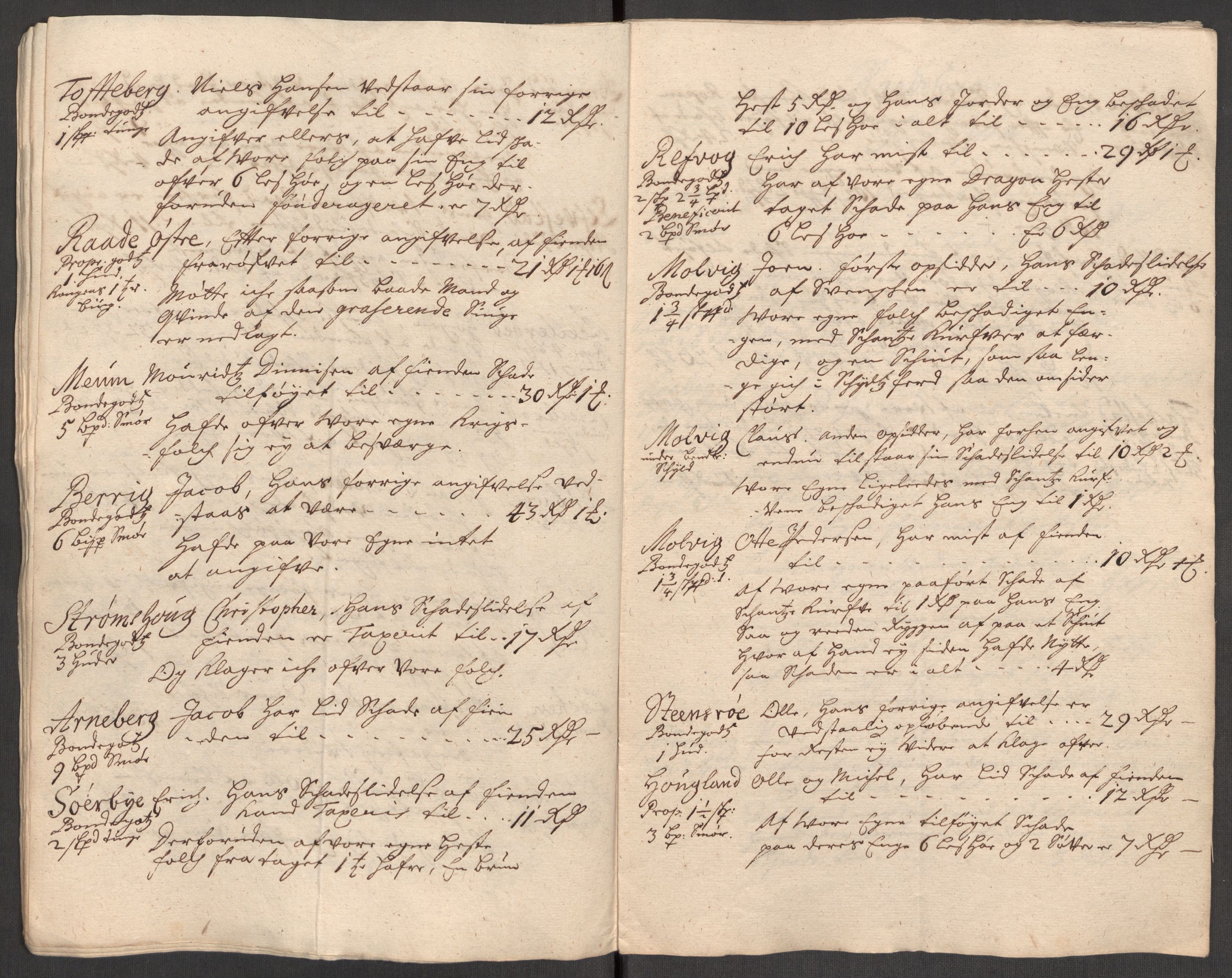 Rentekammeret inntil 1814, Realistisk ordnet avdeling, AV/RA-EA-4070/Ki/L0010: [S8]: Tingsvitner om skader påført allmuen i Smålenene under fiendens angrep i 1716. Opptatt av Werenskiold og H. Nobel etter kongelig befaling 02.11.1716, 1716-1717, s. 295