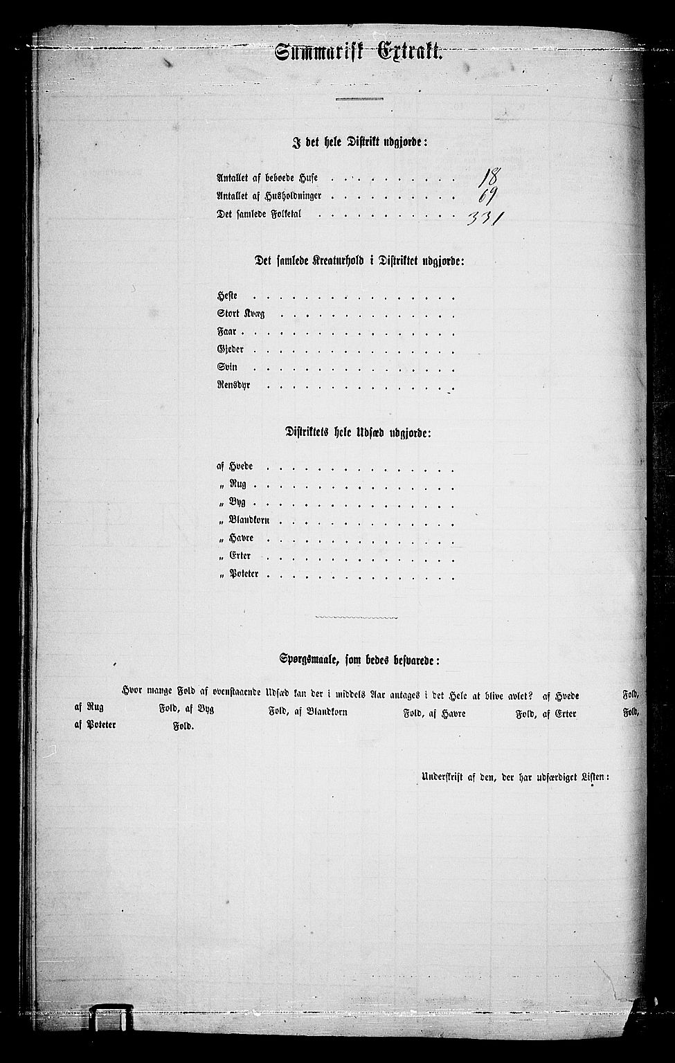 RA, Folketelling 1865 for 0218aP Vestre Aker prestegjeld, 1865, s. 258