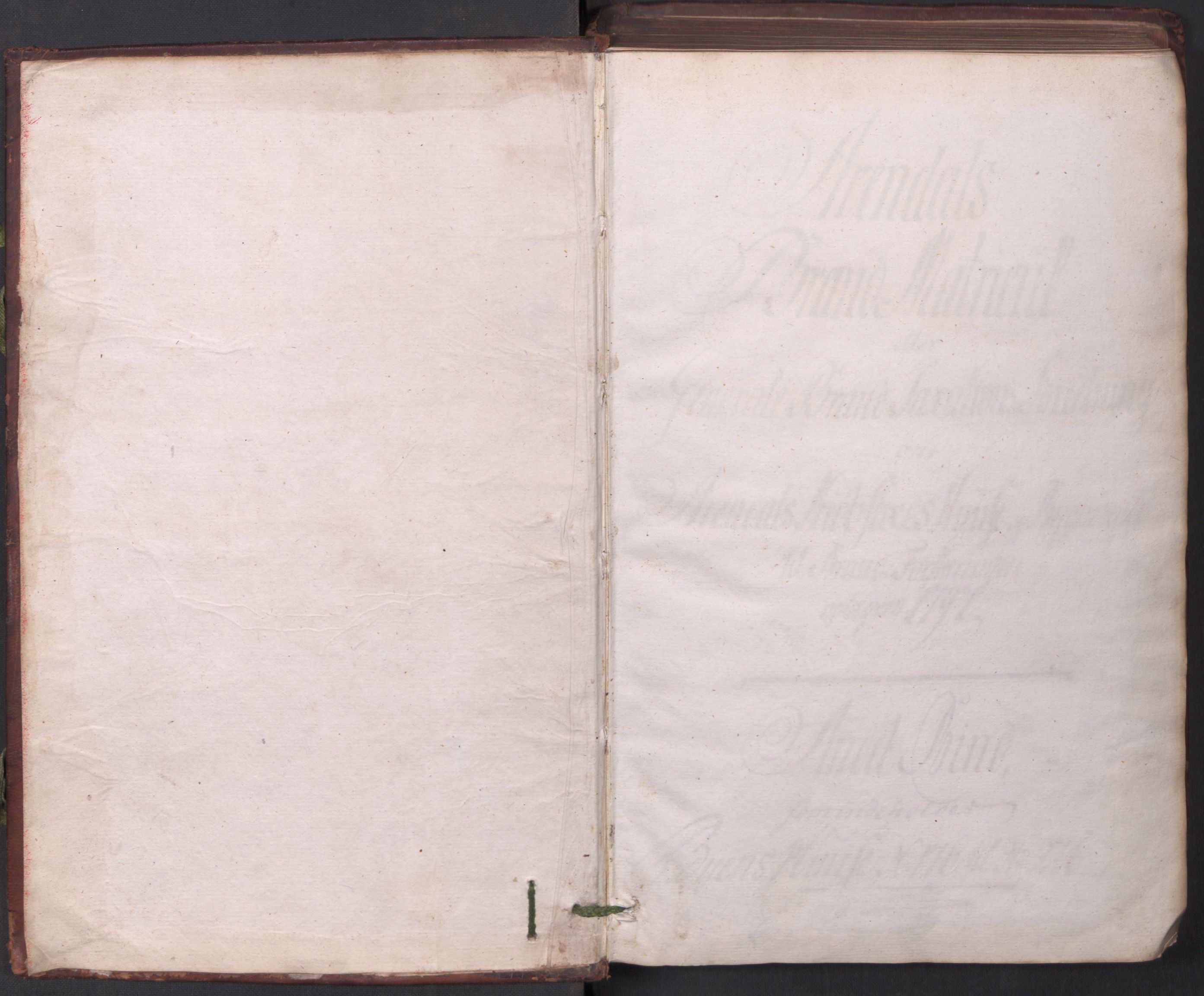 Kommersekollegiet, Brannforsikringskontoret 1767-1814, RA/EA-5458/F/Fa/L0002/0002: Arendal / Branntakstprotokoll, 1797