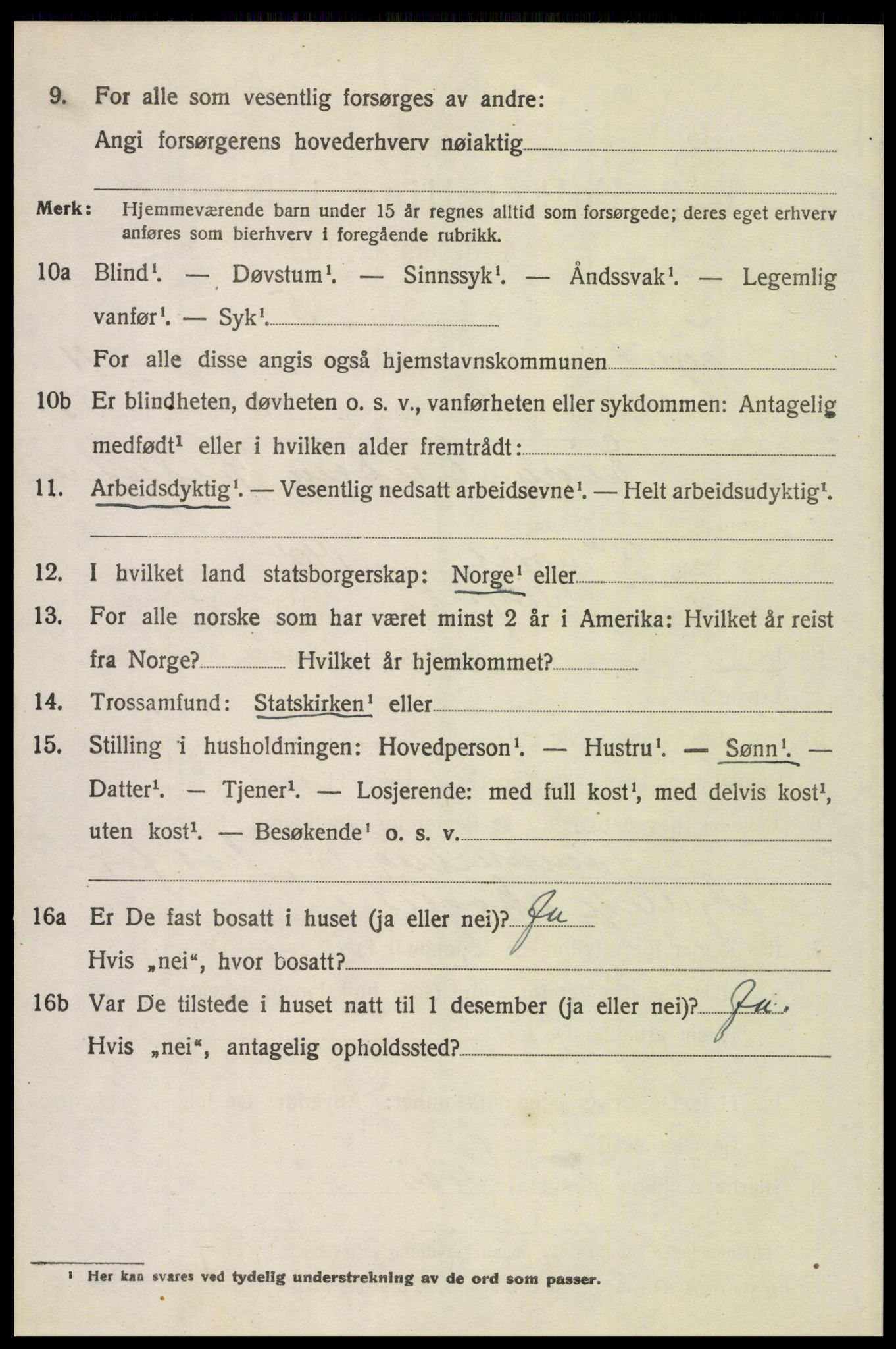SAH, Folketelling 1920 for 0428 Trysil herred, 1920, s. 7084