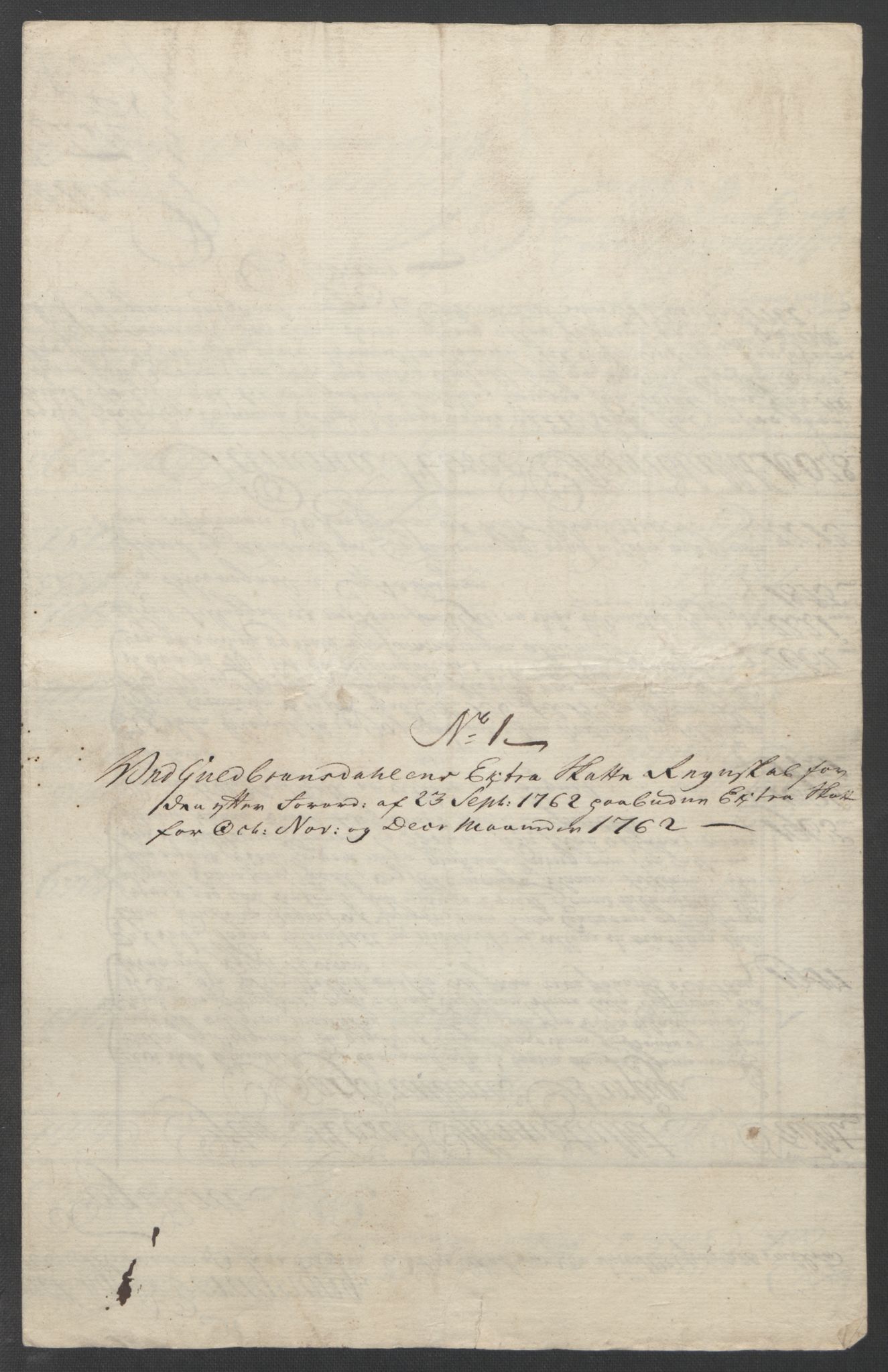 Rentekammeret inntil 1814, Reviderte regnskaper, Fogderegnskap, AV/RA-EA-4092/R17/L1266: Ekstraskatten Gudbrandsdal, 1762-1766, s. 14