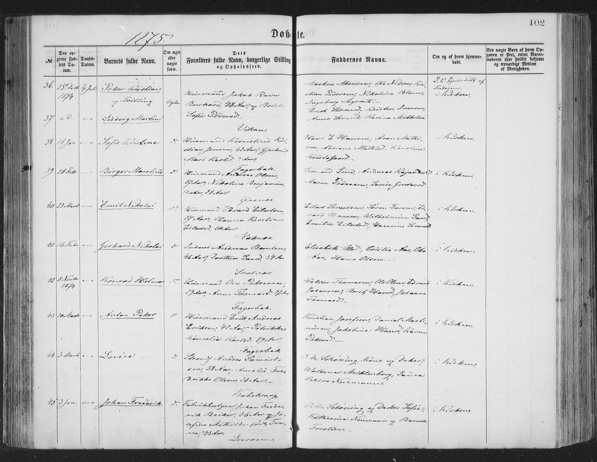 Ministerialprotokoller, klokkerbøker og fødselsregistre - Nordland, SAT/A-1459/874/L1057: Ministerialbok nr. 874A01, 1866-1877, s. 102