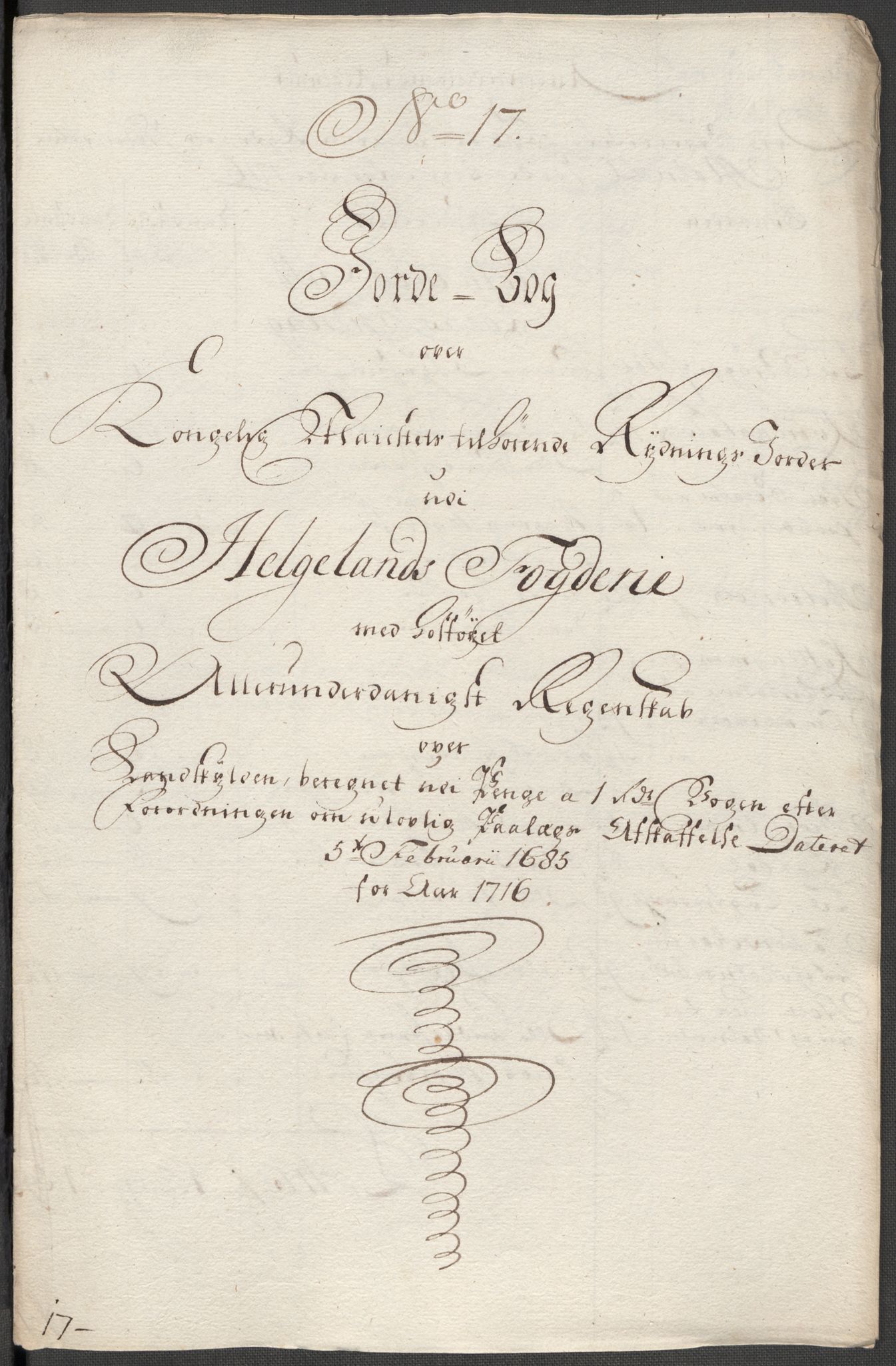 Rentekammeret inntil 1814, Reviderte regnskaper, Fogderegnskap, RA/EA-4092/R65/L4514: Fogderegnskap Helgeland, 1716, s. 207