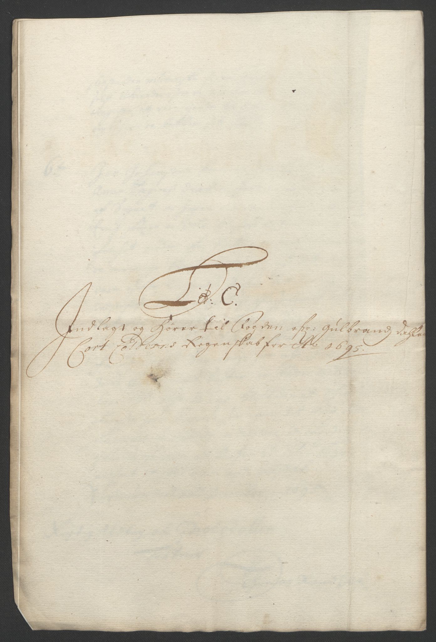 Rentekammeret inntil 1814, Reviderte regnskaper, Fogderegnskap, RA/EA-4092/R17/L1169: Fogderegnskap Gudbrandsdal, 1695, s. 61