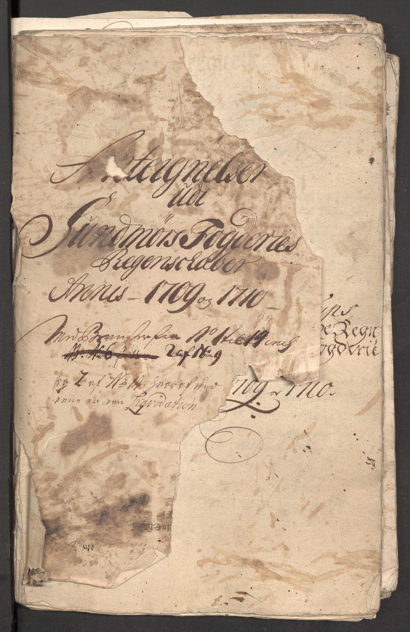 Rentekammeret inntil 1814, Reviderte regnskaper, Fogderegnskap, RA/EA-4092/R54/L3563: Fogderegnskap Sunnmøre, 1710, s. 152