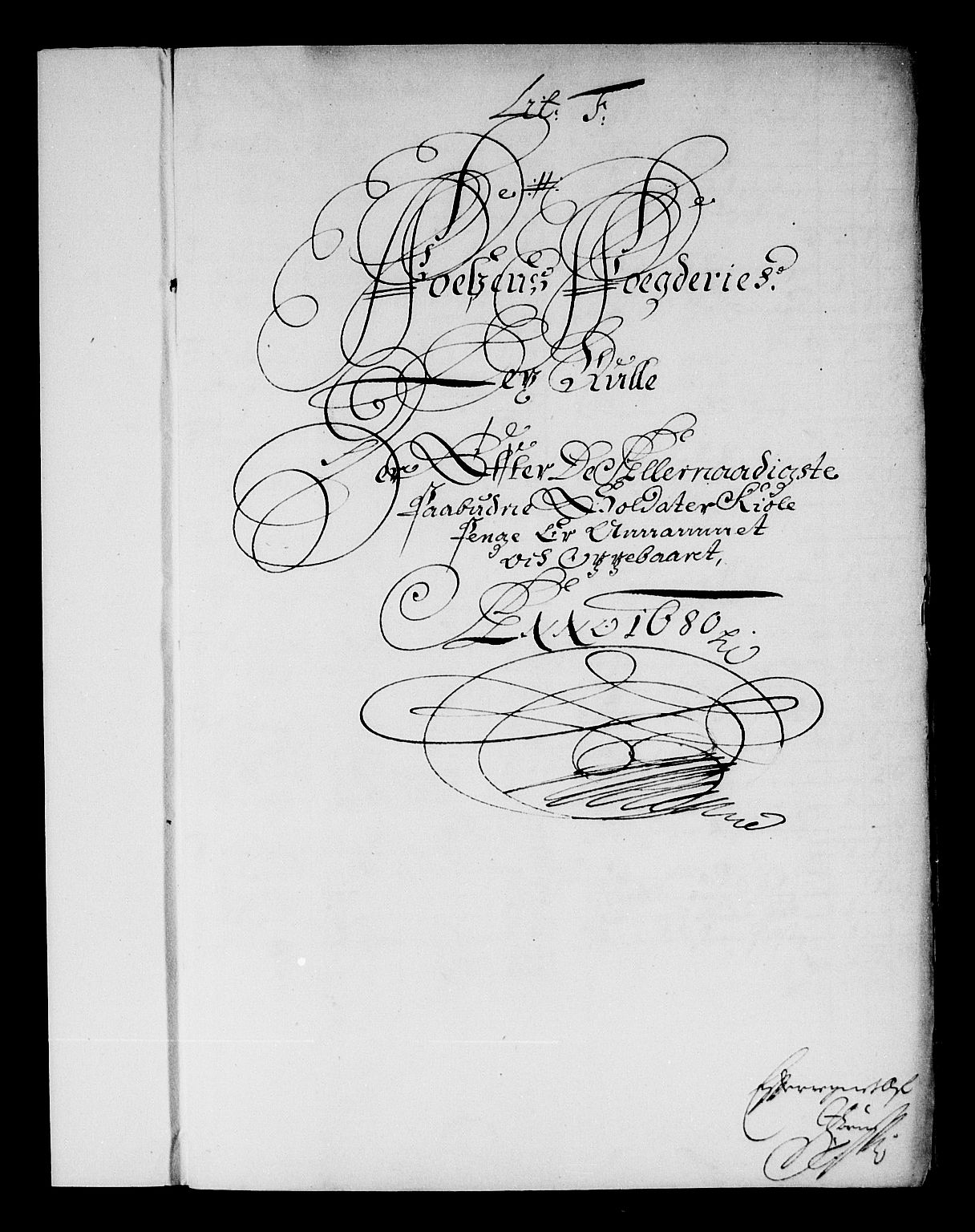 Rentekammeret inntil 1814, Reviderte regnskaper, Stiftamtstueregnskaper, Trondheim stiftamt og Nordland amt, RA/EA-6044/R/Rf/L0059: Trondheim stiftamt, 1680