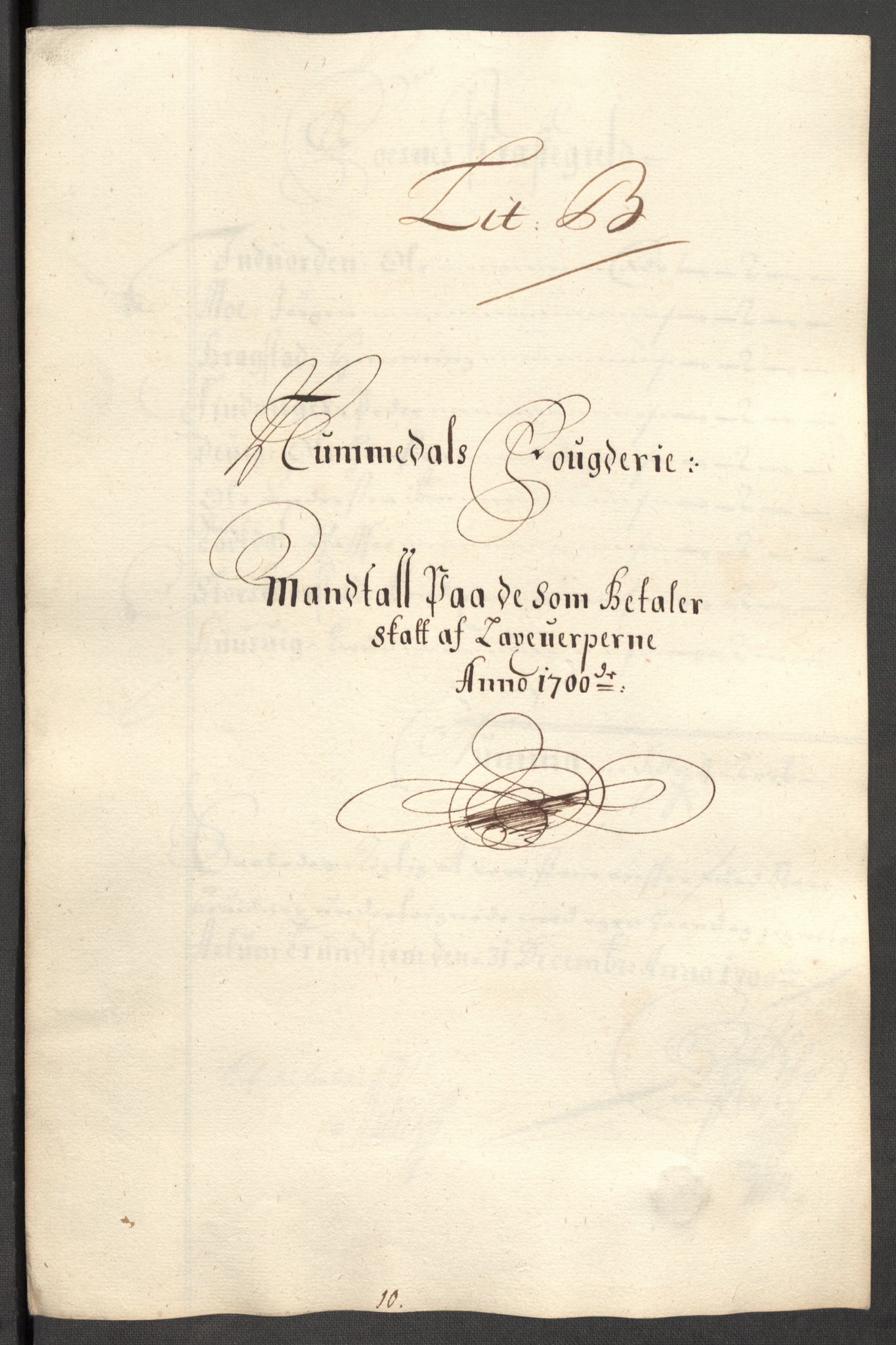 Rentekammeret inntil 1814, Reviderte regnskaper, Fogderegnskap, RA/EA-4092/R64/L4426: Fogderegnskap Namdal, 1699-1700, s. 225