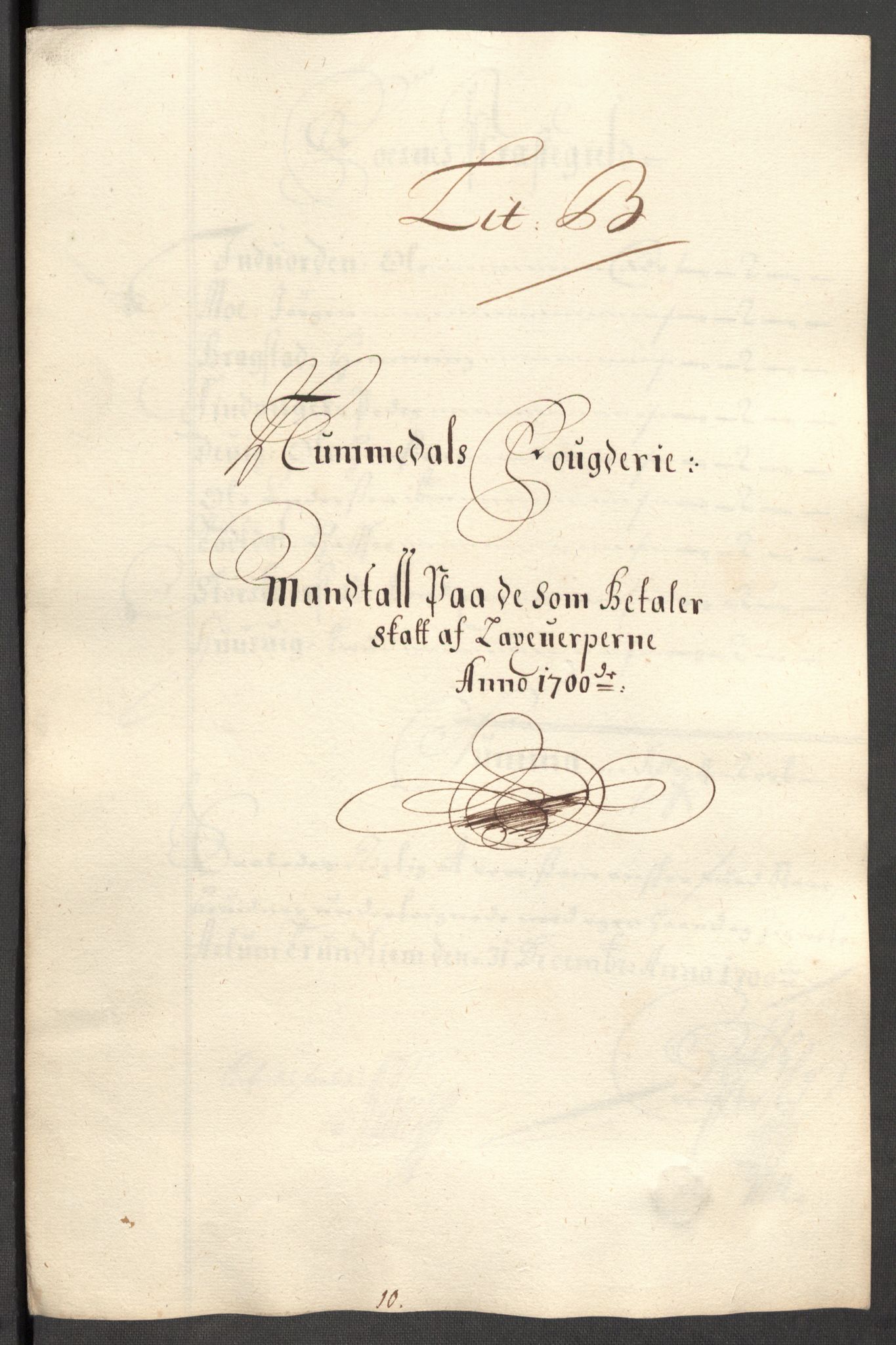 Rentekammeret inntil 1814, Reviderte regnskaper, Fogderegnskap, AV/RA-EA-4092/R64/L4426: Fogderegnskap Namdal, 1699-1700, s. 225