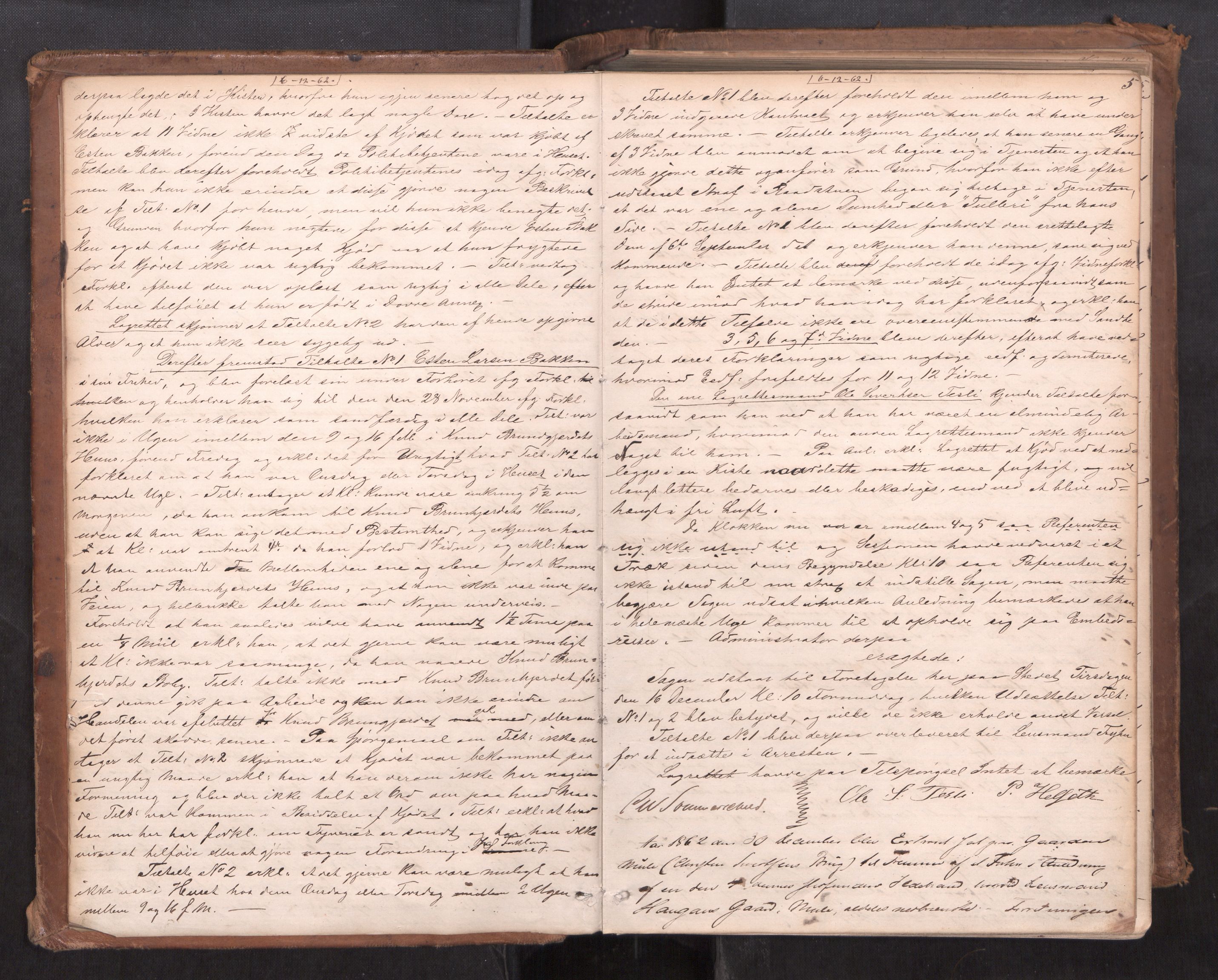 Strinda og Selbu sorenskriveri, AV/SAT-A-0015/1/1B/L0010: Ekstrarettsprot. 8, 1862-1872, s. 4b-5a