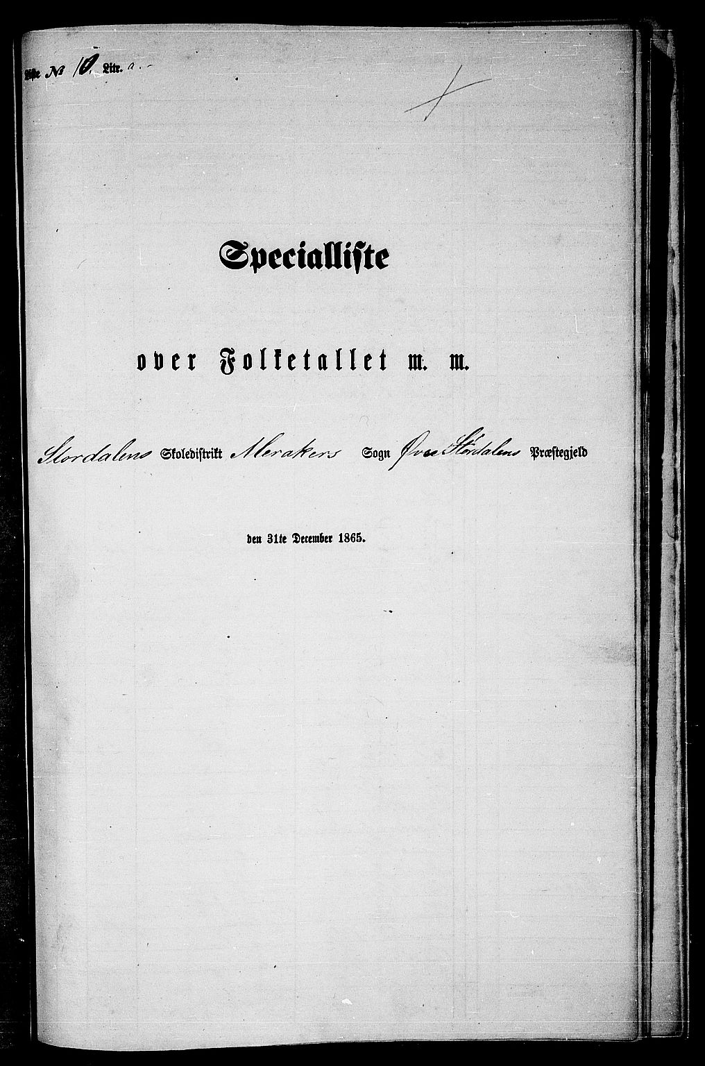 RA, Folketelling 1865 for 1711P Øvre Stjørdal prestegjeld, 1865, s. 195