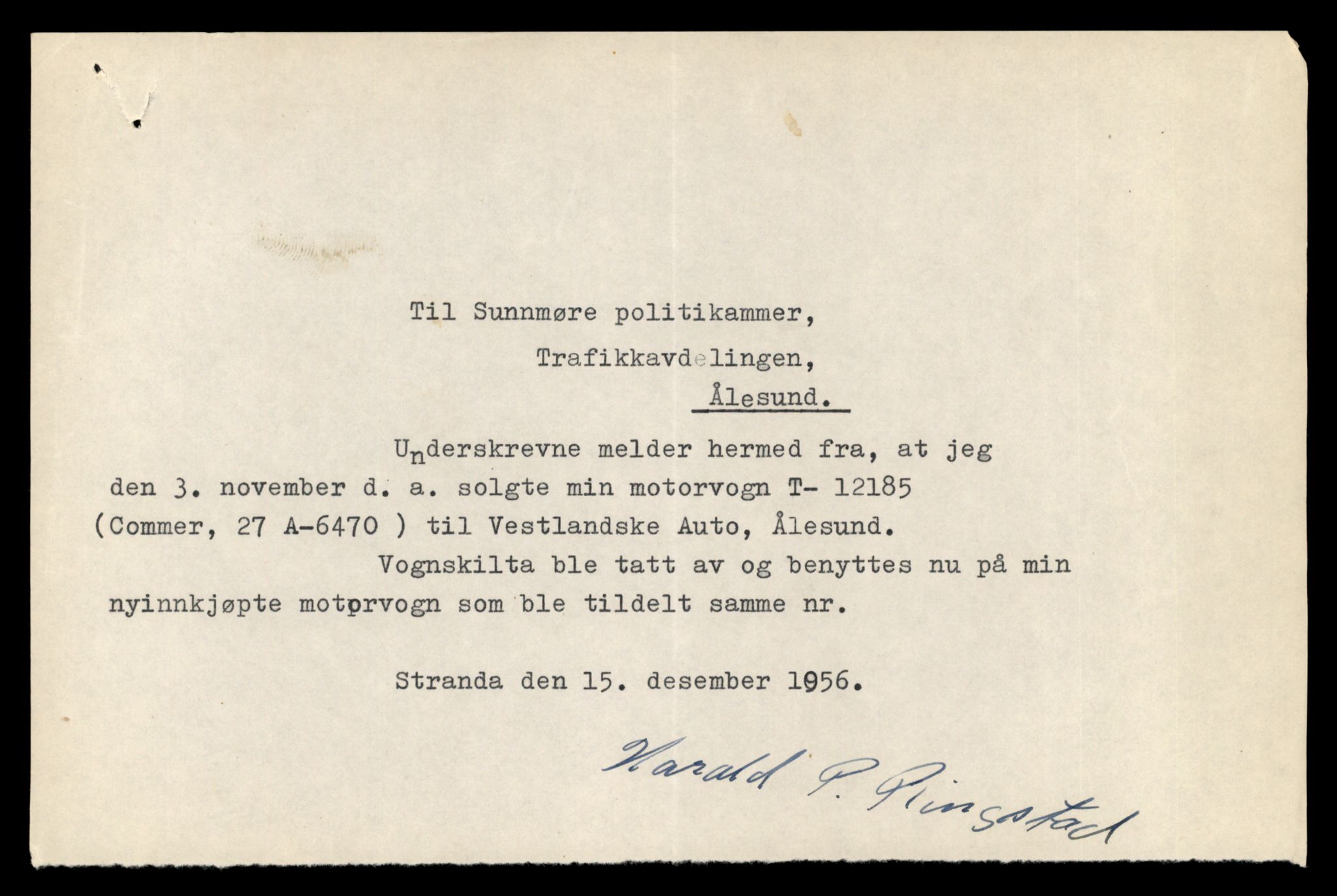 Møre og Romsdal vegkontor - Ålesund trafikkstasjon, AV/SAT-A-4099/F/Fe/L0034: Registreringskort for kjøretøy T 12500 - T 12652, 1927-1998, s. 2967