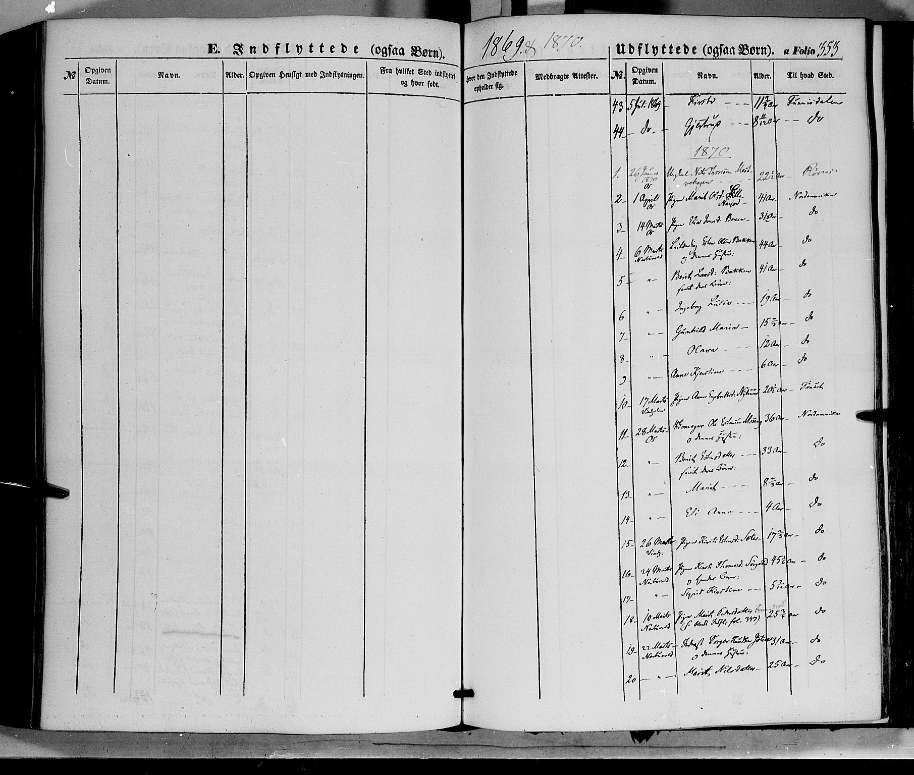 Tolga prestekontor, AV/SAH-PREST-062/K/L0006: Ministerialbok nr. 6, 1852-1876, s. 353