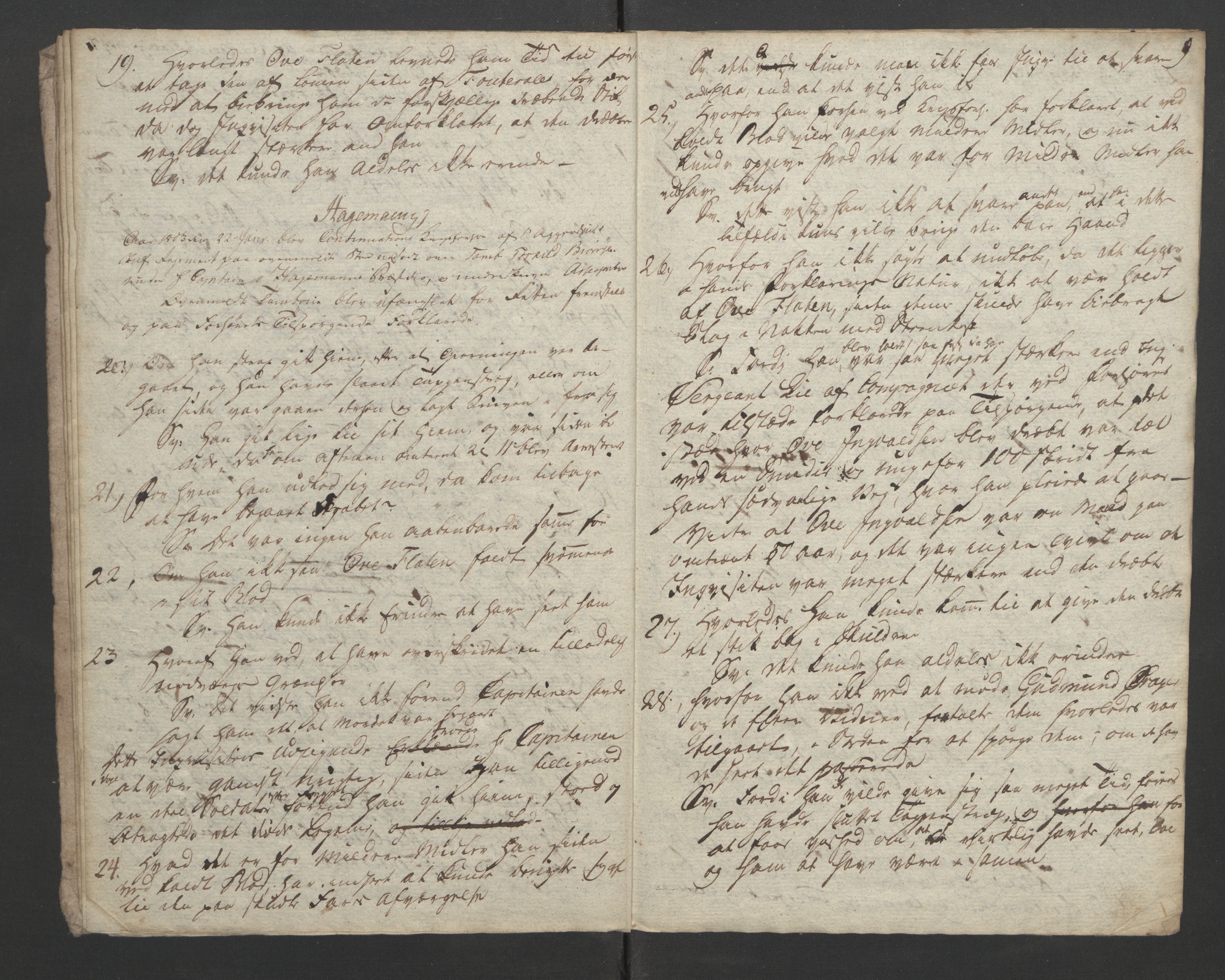 Forsvaret, Generalauditøren, AV/RA-RAFA-1772/F/Fg/Fgc/L0001: Justitsprotokoller, 1802-1803, s. 8-9