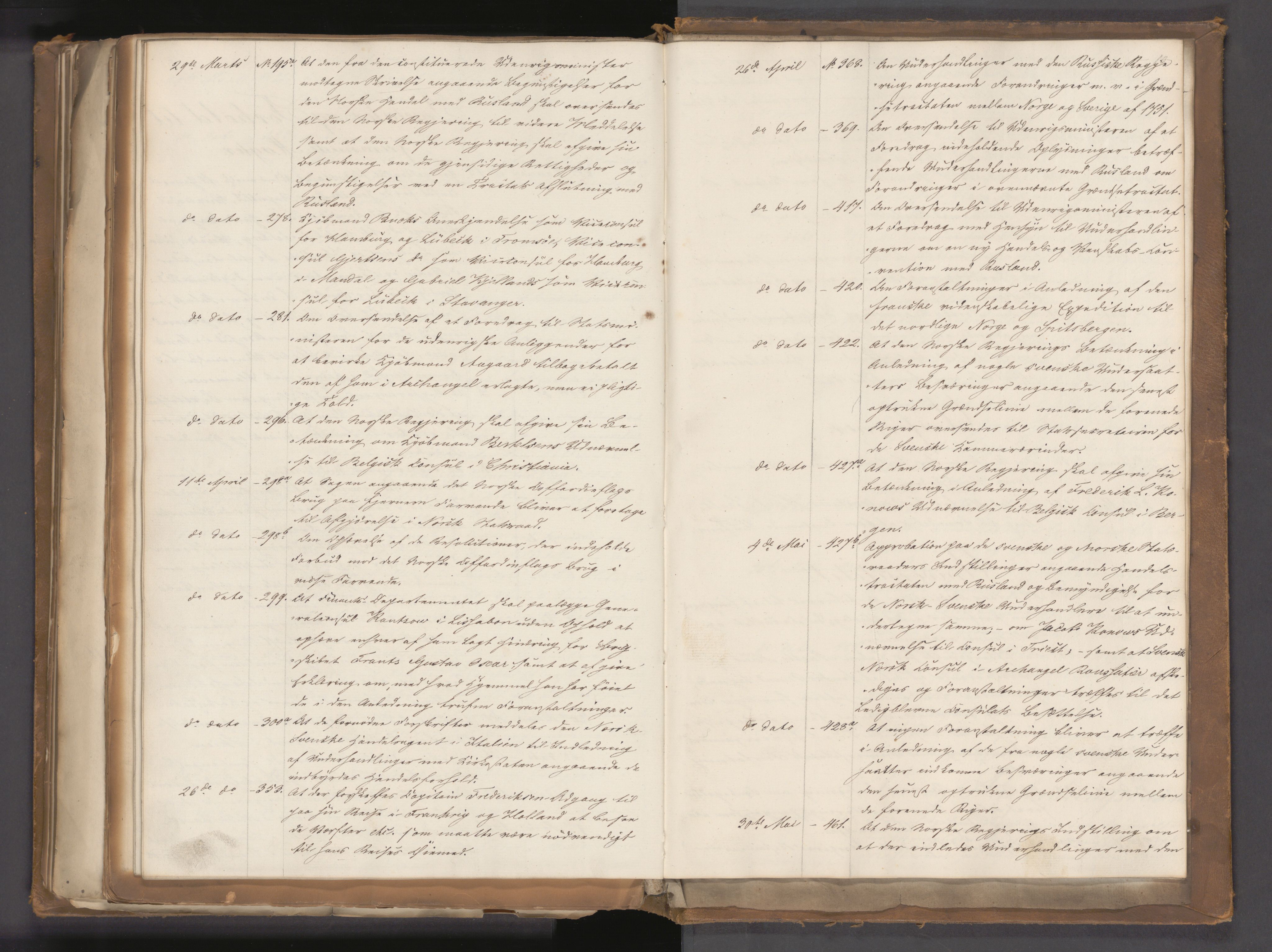 Statsrådssekretariatet, AV/RA-S-1001/A/Ab/L0046: Kgl. res. nr. 1-540, 1. halvår, 1838