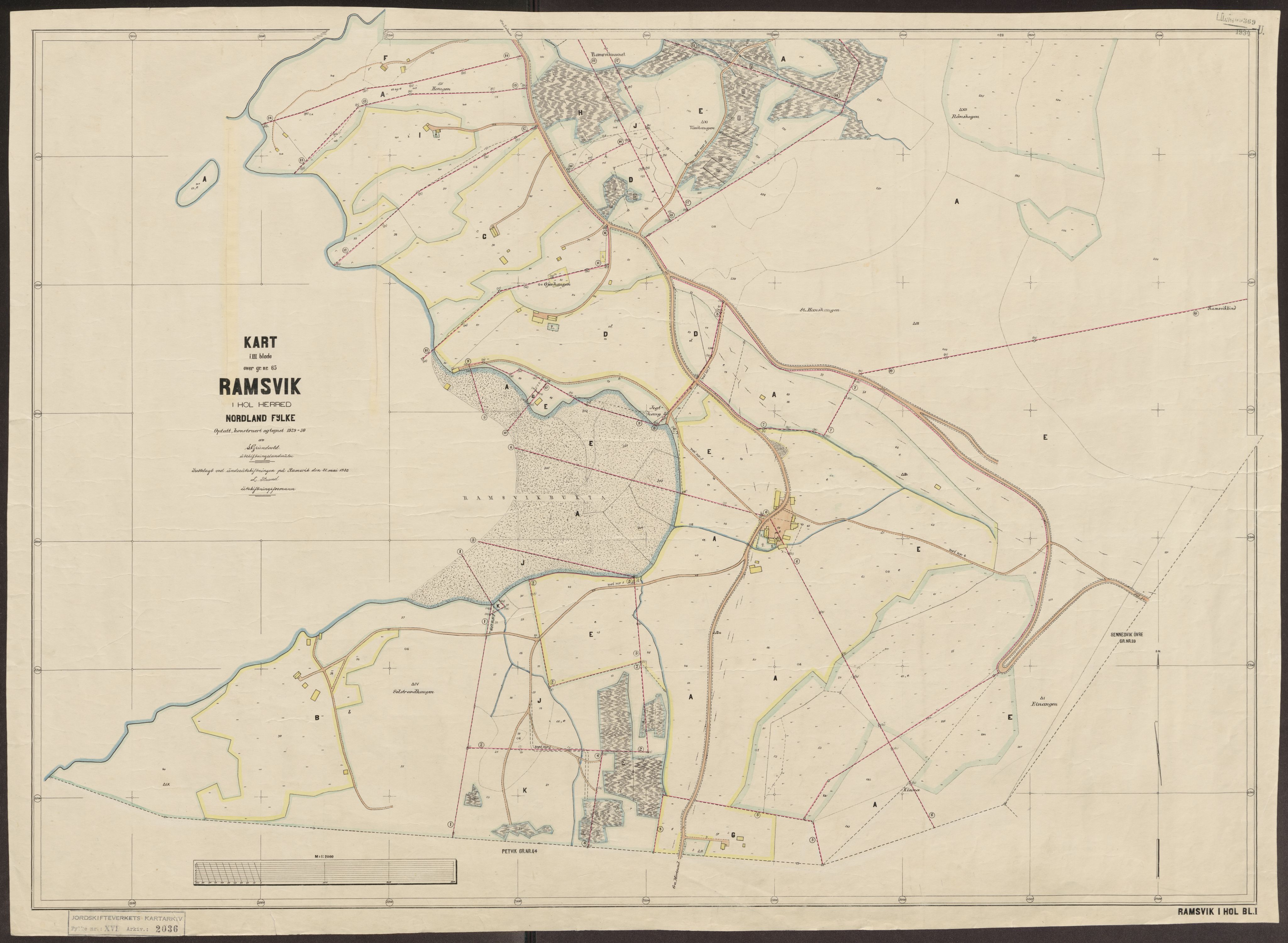 Jordskifteverkets kartarkiv, AV/RA-S-3929/T, 1859-1988, s. 2490