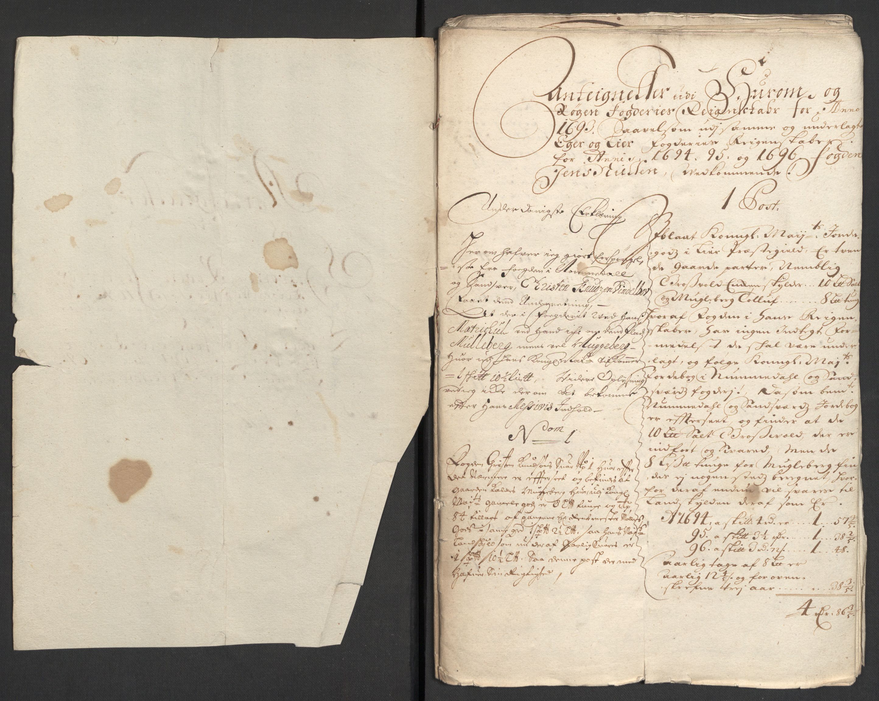 Rentekammeret inntil 1814, Reviderte regnskaper, Fogderegnskap, RA/EA-4092/R30/L1695: Fogderegnskap Hurum, Røyken, Eiker og Lier, 1697, s. 178