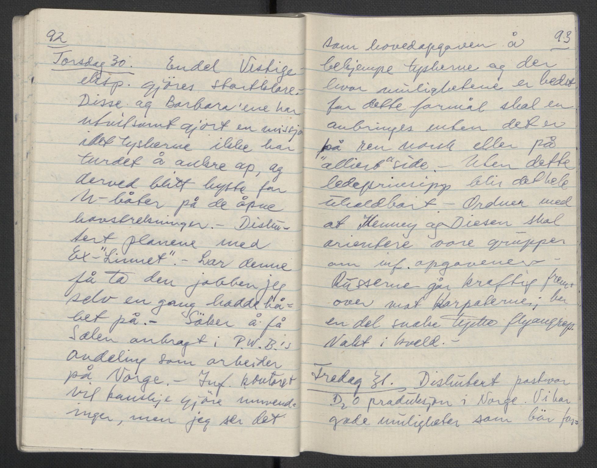 Tronstad, Leif, AV/RA-PA-0354/F/L0001: Dagbøker, 1941-1945, s. 667
