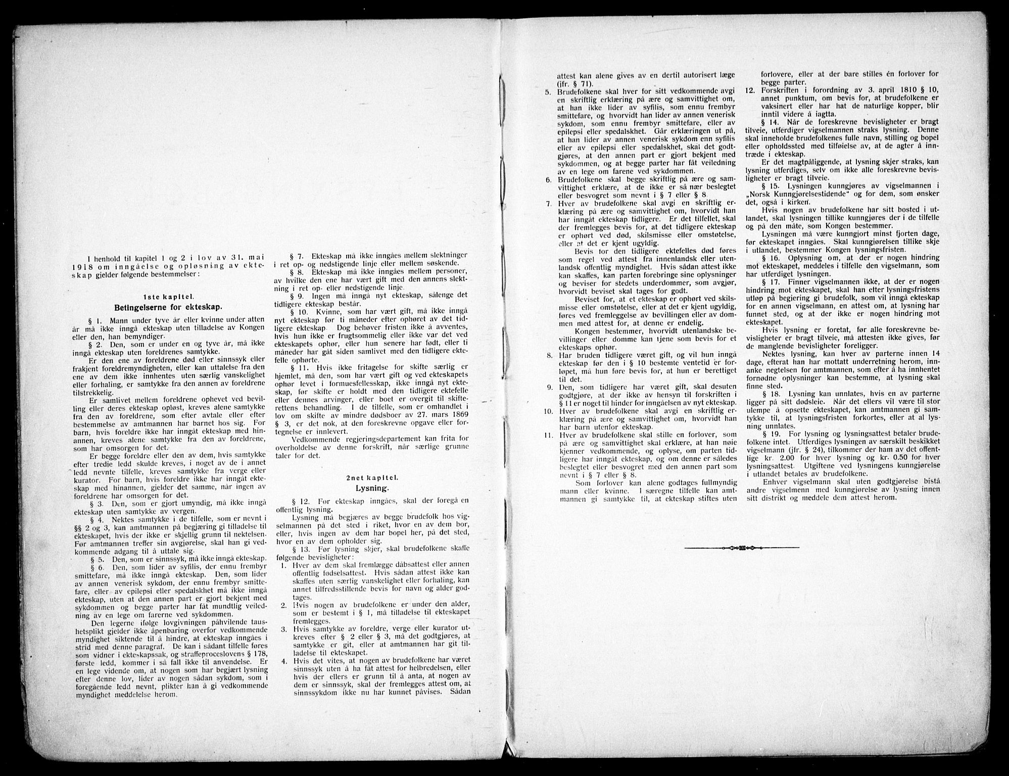 Paulus prestekontor Kirkebøker, SAO/A-10871/H/Ha/L0005: Lysningsprotokoll nr. 5, 1932-1938