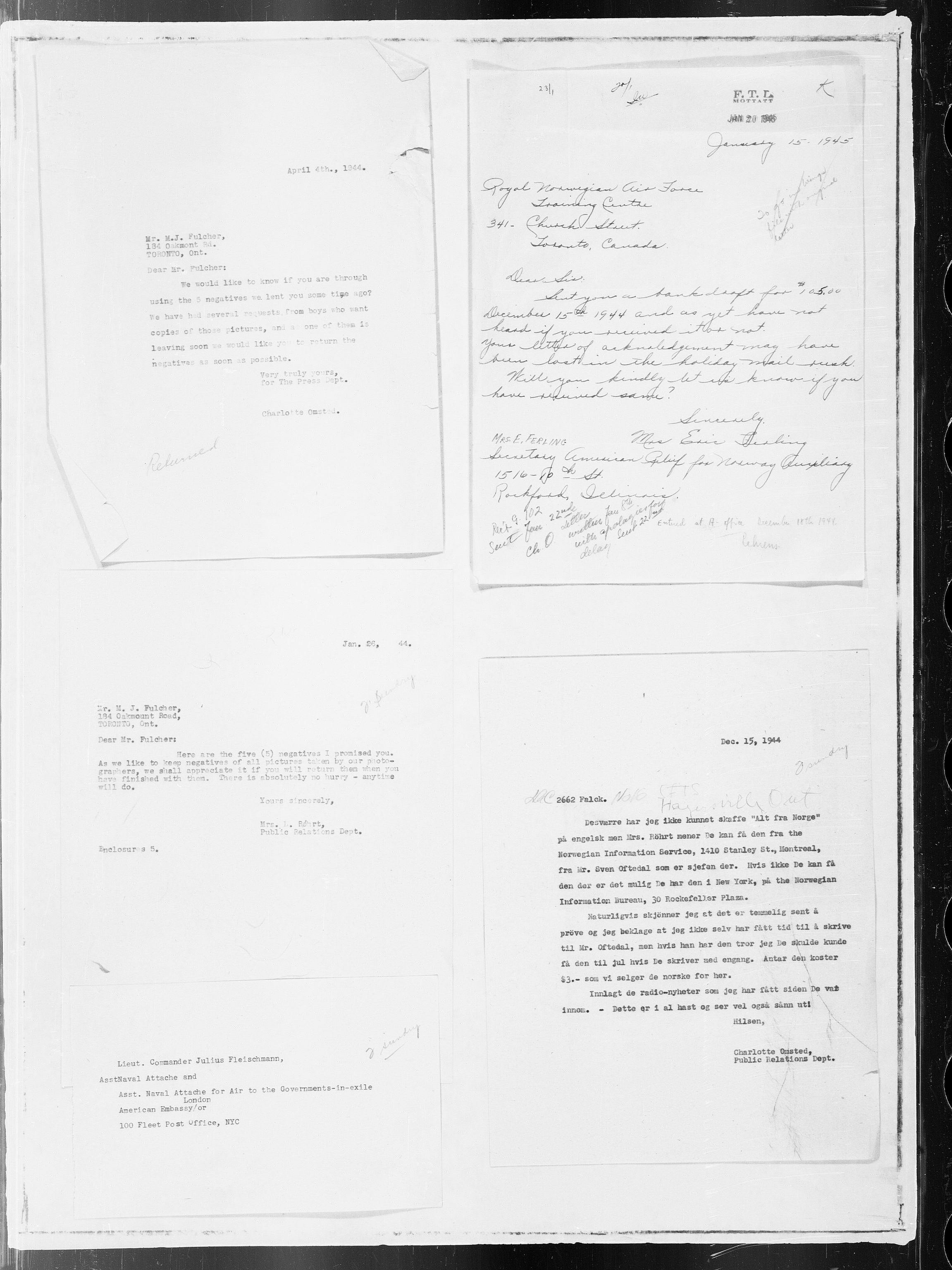 Forsvaret, Flyvåpnenes treningsleir 1940-1945, AV/RA-RAFA-3974/V/L0001: General File., 1940-1945, s. 451