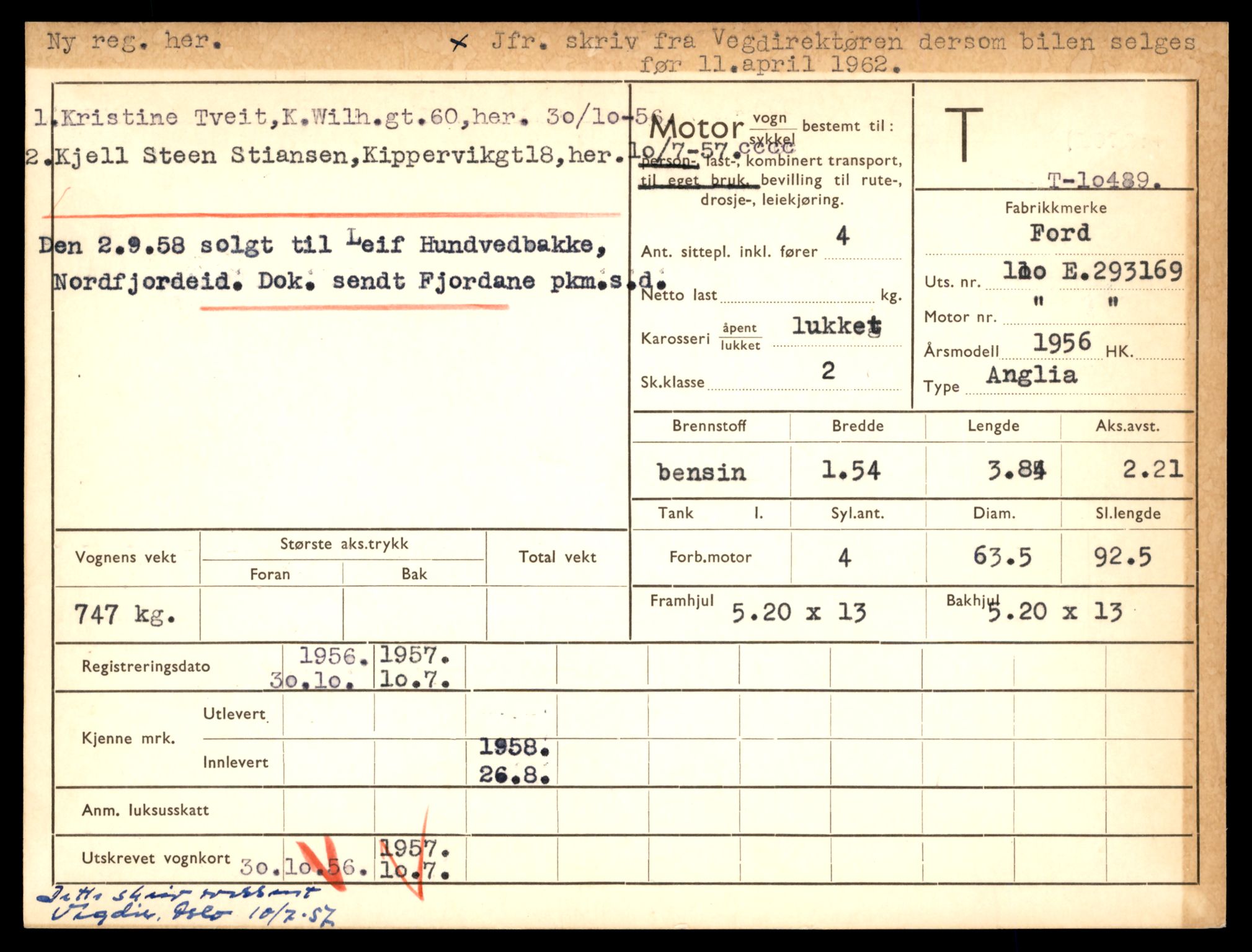 Møre og Romsdal vegkontor - Ålesund trafikkstasjon, AV/SAT-A-4099/F/Fe/L0021: Registreringskort for kjøretøy T 10471 - T 10583, 1927-1998, s. 493