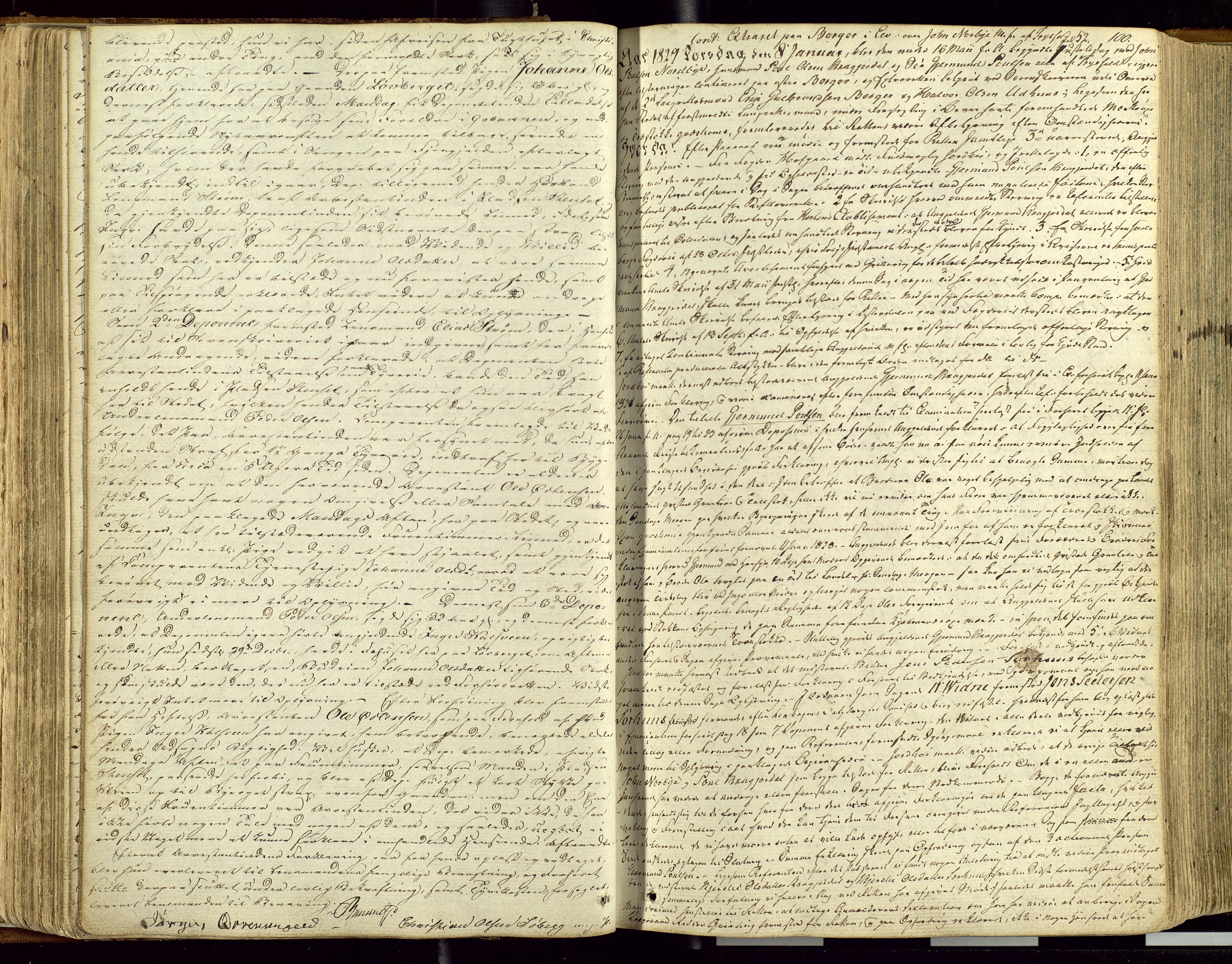 Østerdalen sorenskriveri, SAH/TING-032/G/Gc/L0006: Ekstrarettsprotokoll, 1827-1832, s. 100