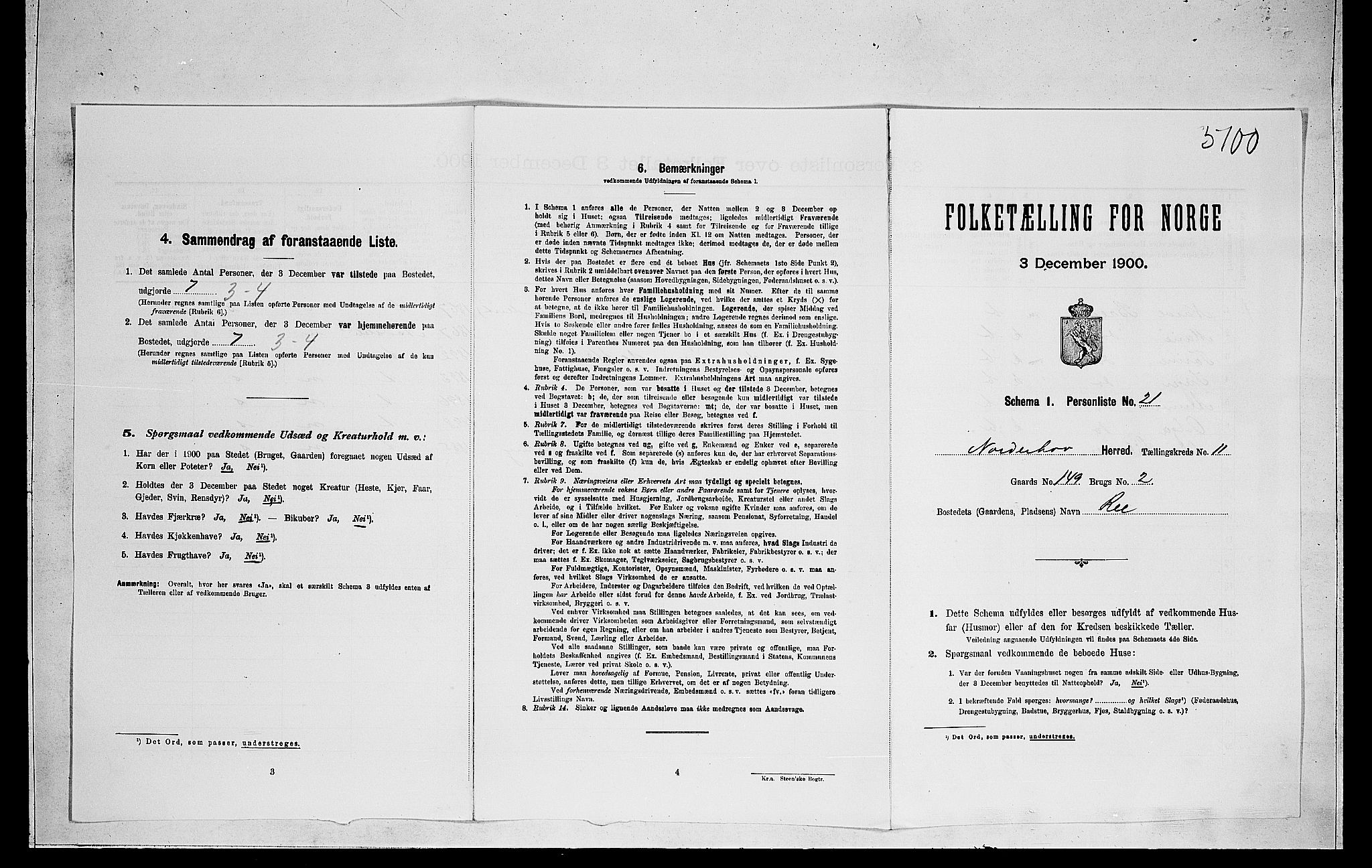 RA, Folketelling 1900 for 0613 Norderhov herred, 1900, s. 2506