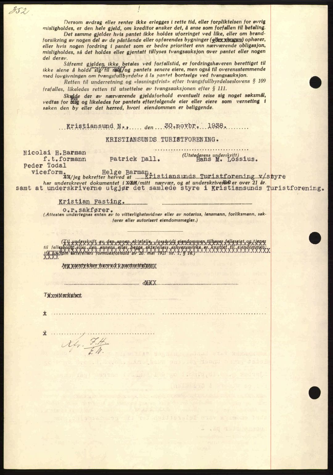 Nordmøre sorenskriveri, AV/SAT-A-4132/1/2/2Ca: Pantebok nr. B84, 1938-1939, Dagboknr: 2883/1938