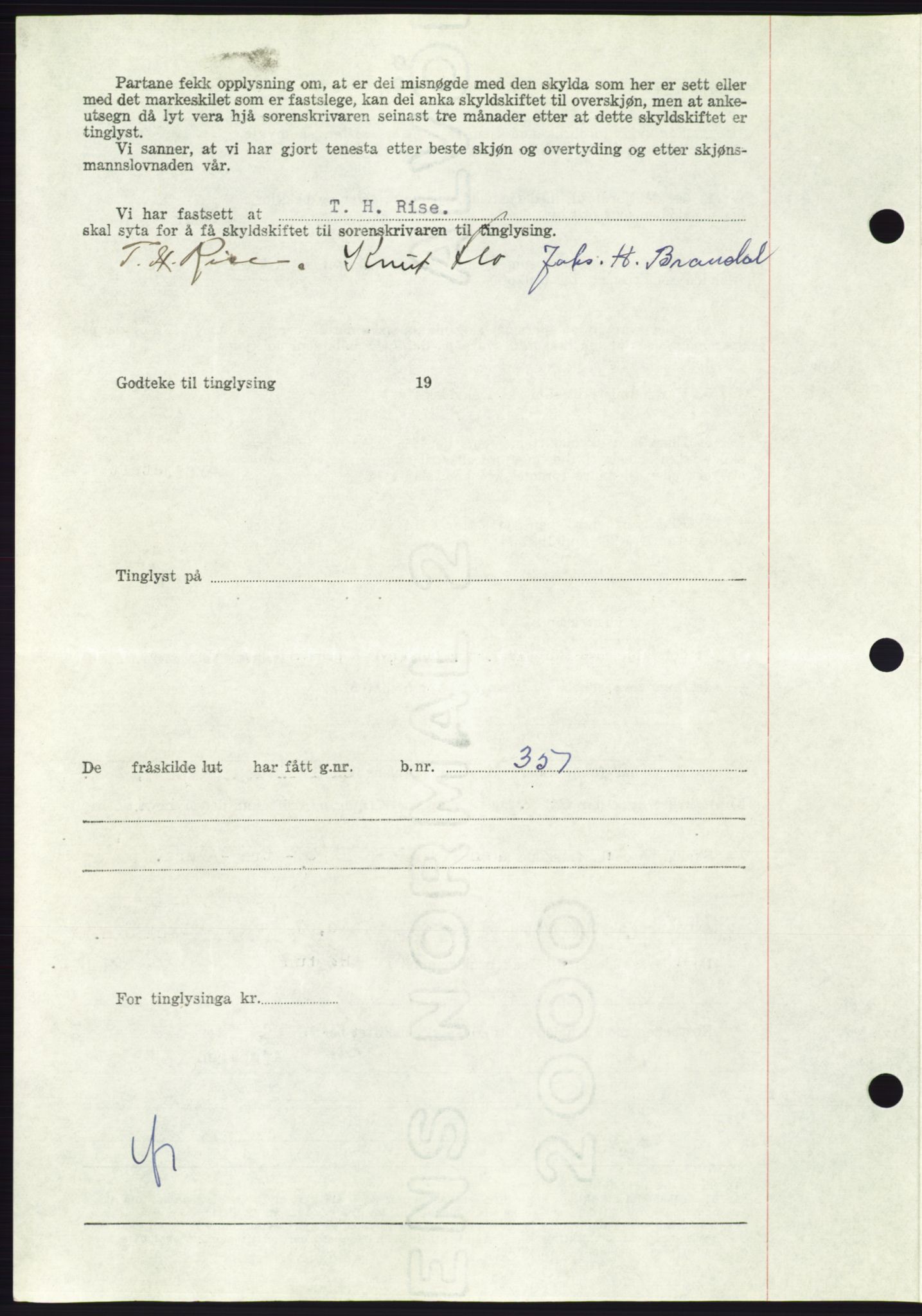 Søre Sunnmøre sorenskriveri, AV/SAT-A-4122/1/2/2C/L0104: Pantebok nr. 30A, 1956-1956, Dagboknr: 1931/1956