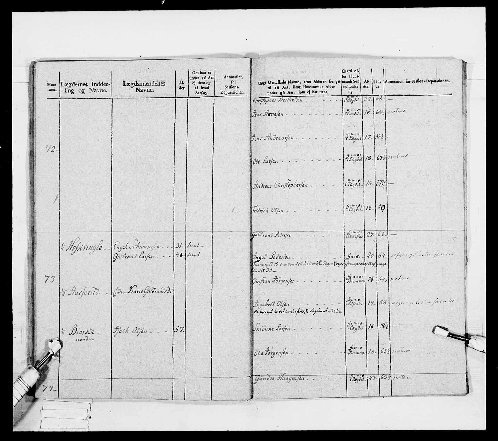 Generalitets- og kommissariatskollegiet, Det kongelige norske kommissariatskollegium, AV/RA-EA-5420/E/Eh/L0040: 1. Akershusiske nasjonale infanteriregiment, 1792-1800, s. 524