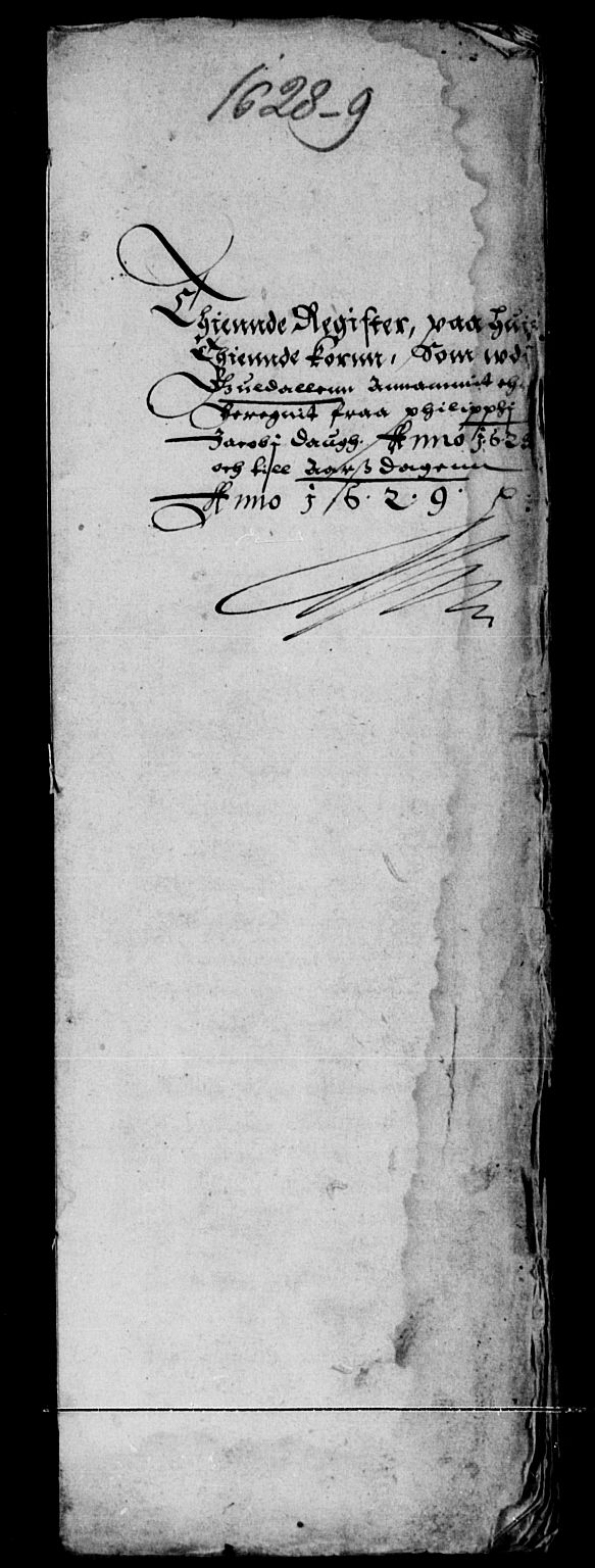 Rentekammeret inntil 1814, Reviderte regnskaper, Lensregnskaper, AV/RA-EA-5023/R/Rb/Rbw/L0037: Trondheim len, 1628-1629