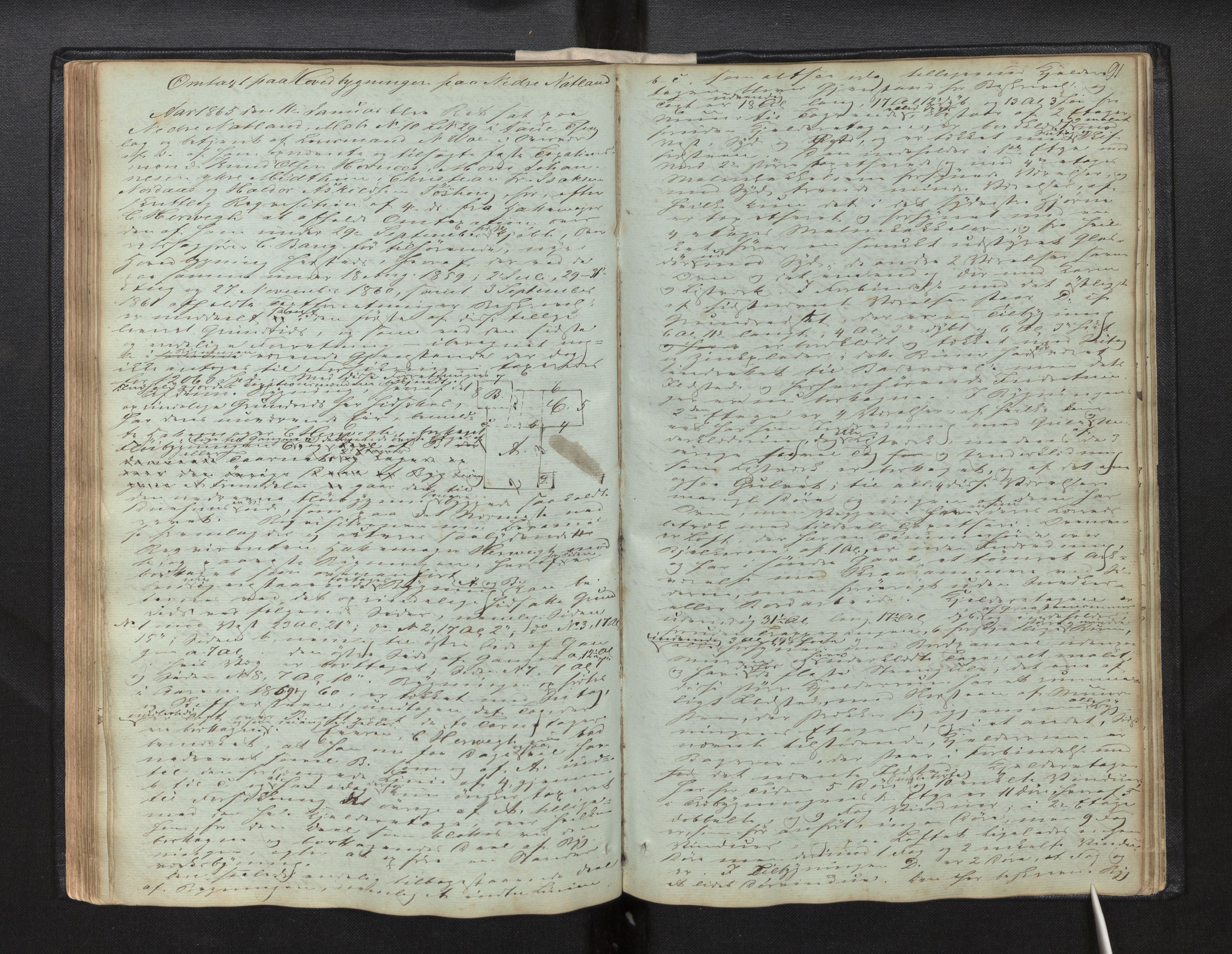 Lensmannen i Fana, AV/SAB-A-31801/0012/L0001: Branntakstprotokoll, 1847-1867, s. 90b-91a