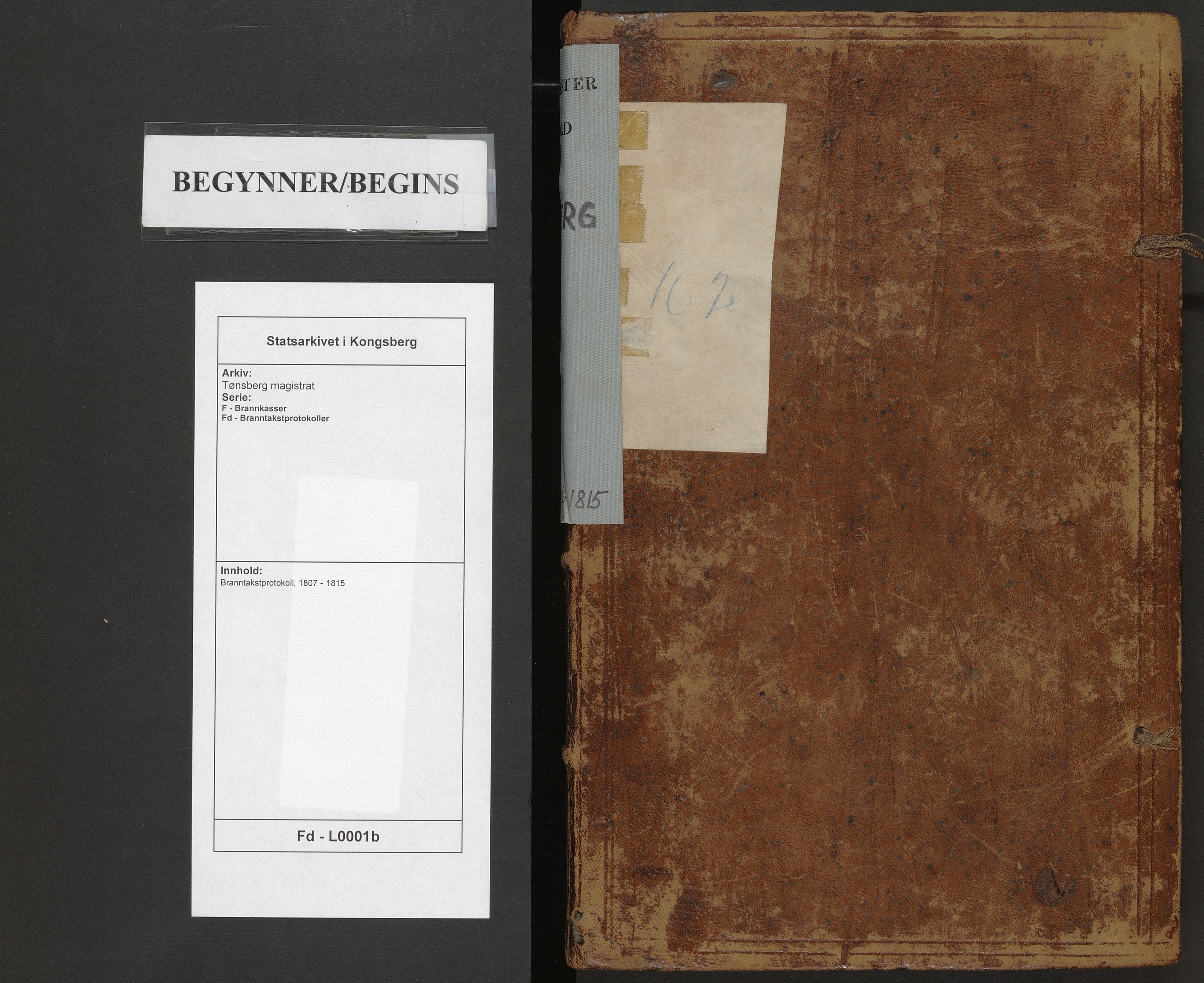 Tønsberg magistrat, SAKO/A-855/F/Fd/L0001b: Branntakstprotokoll, 1807-1815