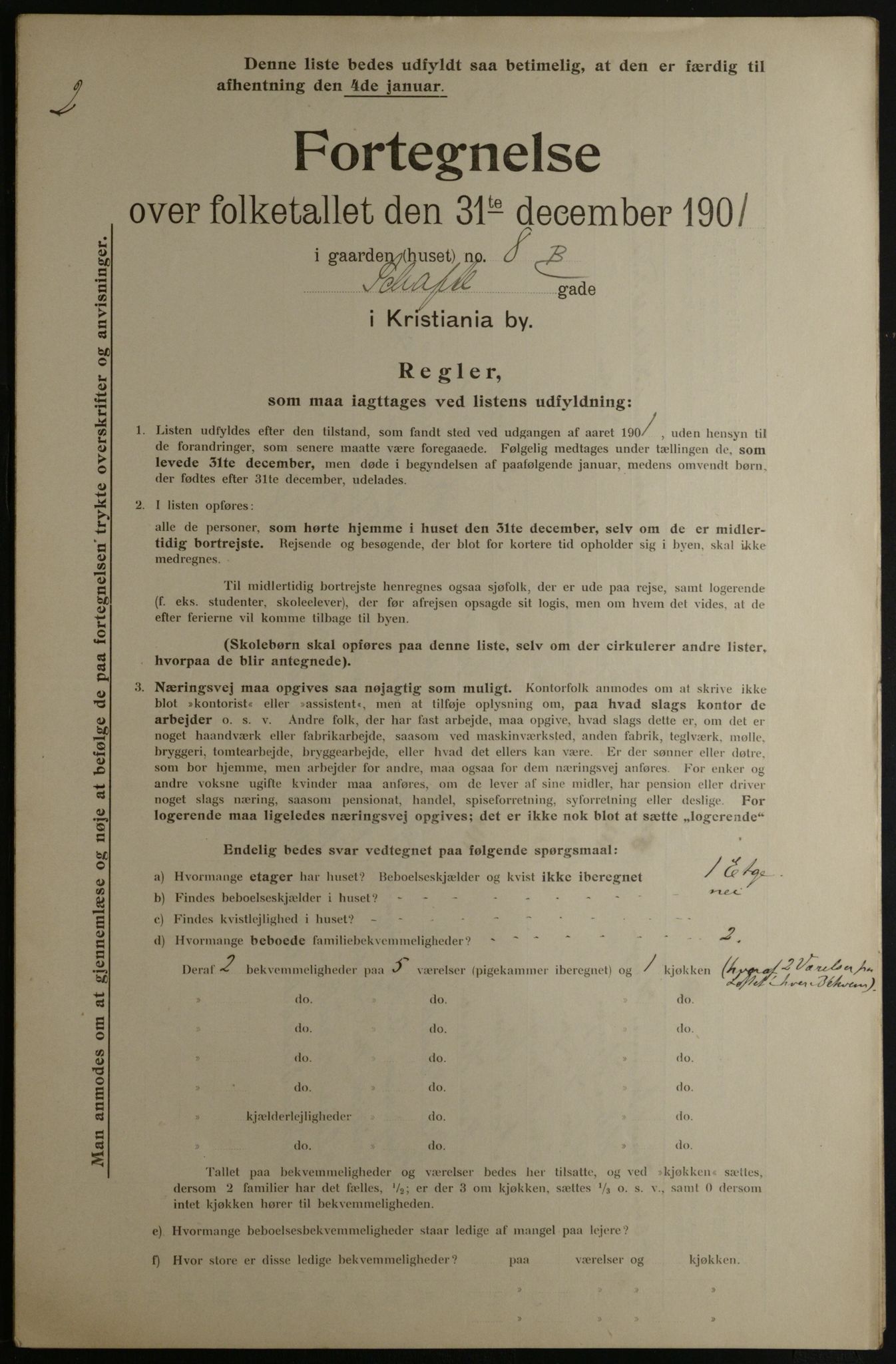 OBA, Kommunal folketelling 31.12.1901 for Kristiania kjøpstad, 1901, s. 13887