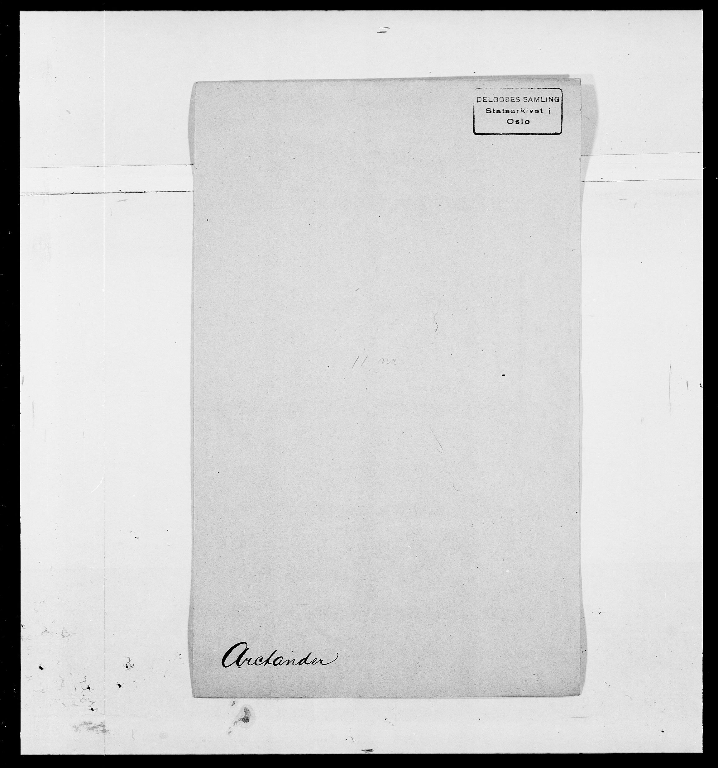 Delgobe, Charles Antoine - samling, AV/SAO-PAO-0038/D/Da/L0002: Anker, Ancher - Bauner, s. 305