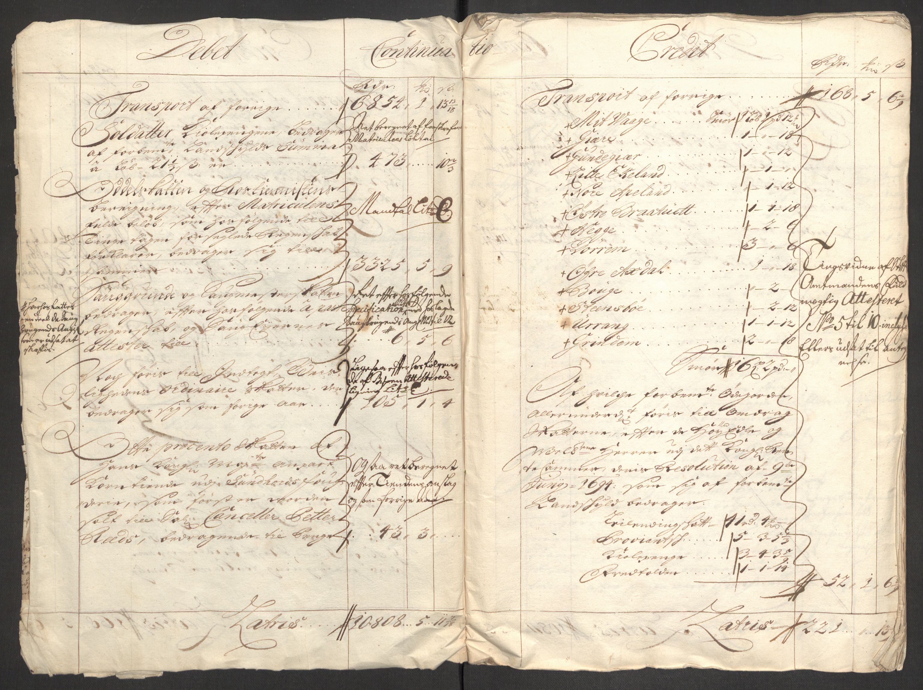 Rentekammeret inntil 1814, Reviderte regnskaper, Fogderegnskap, AV/RA-EA-4092/R48/L2982: Fogderegnskap Sunnhordland og Hardanger, 1704, s. 5