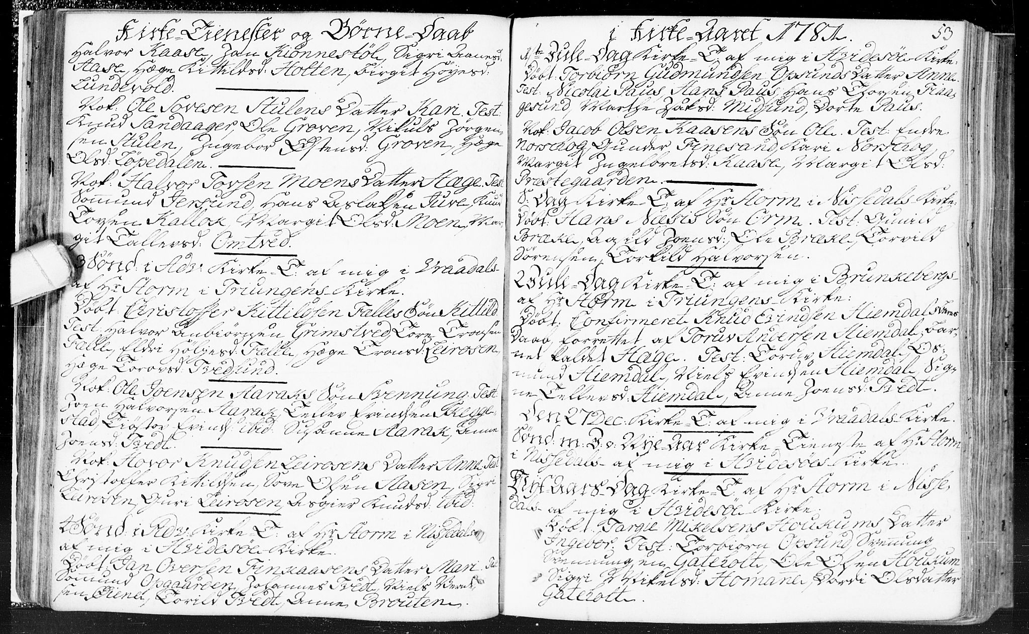 Kviteseid kirkebøker, SAKO/A-276/F/Fa/L0002: Ministerialbok nr. I 2, 1773-1786, s. 53