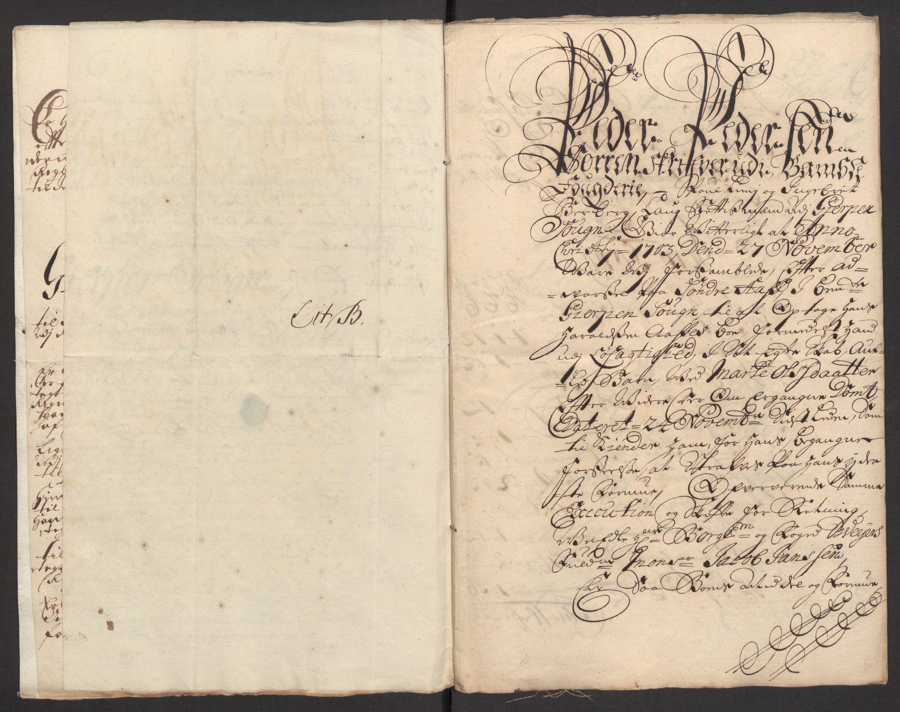 Rentekammeret inntil 1814, Reviderte regnskaper, Fogderegnskap, AV/RA-EA-4092/R36/L2109: Fogderegnskap Øvre og Nedre Telemark og Bamble, 1703, s. 57