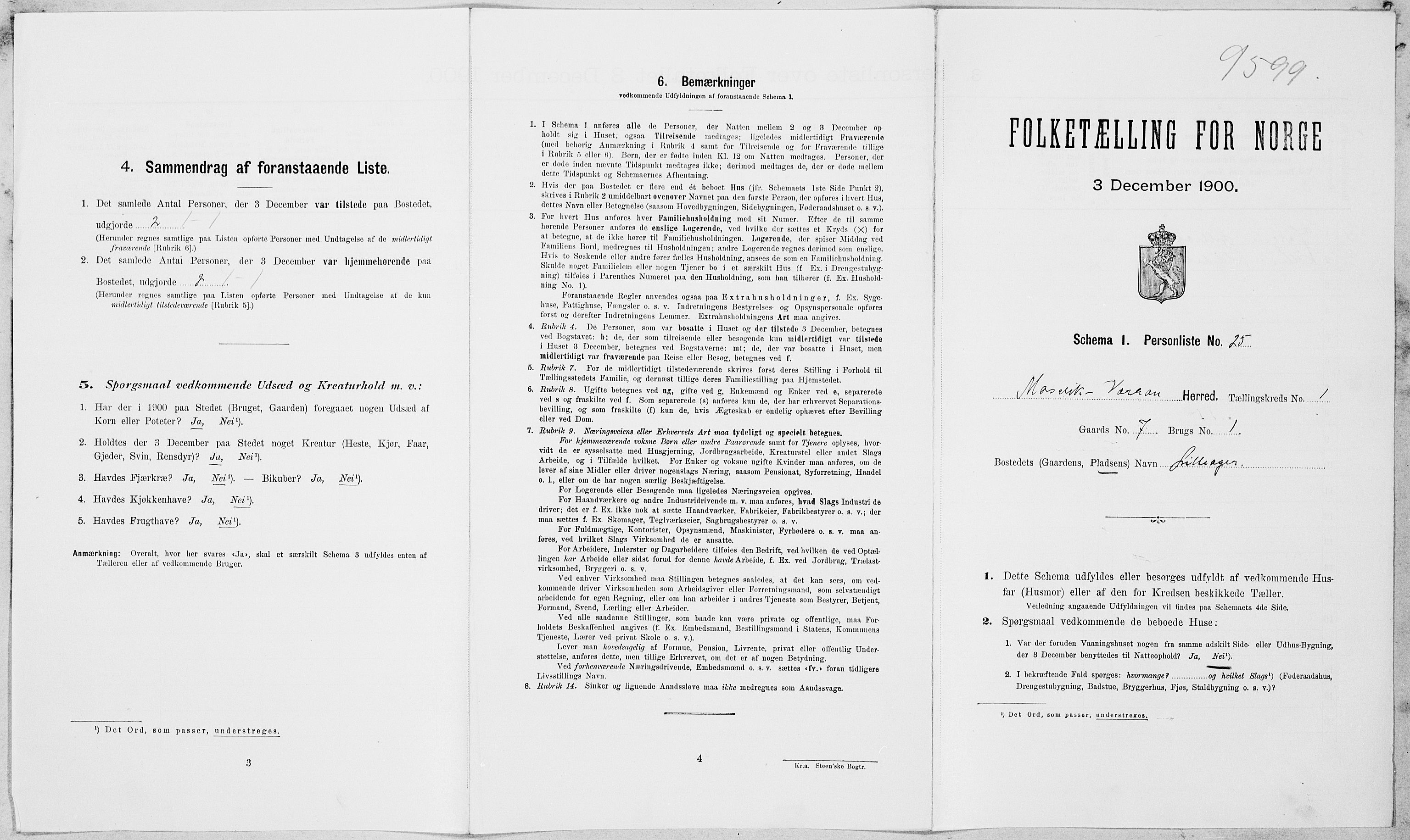 SAT, Folketelling 1900 for 1723 Mosvik og Verran herred, 1900, s. 104
