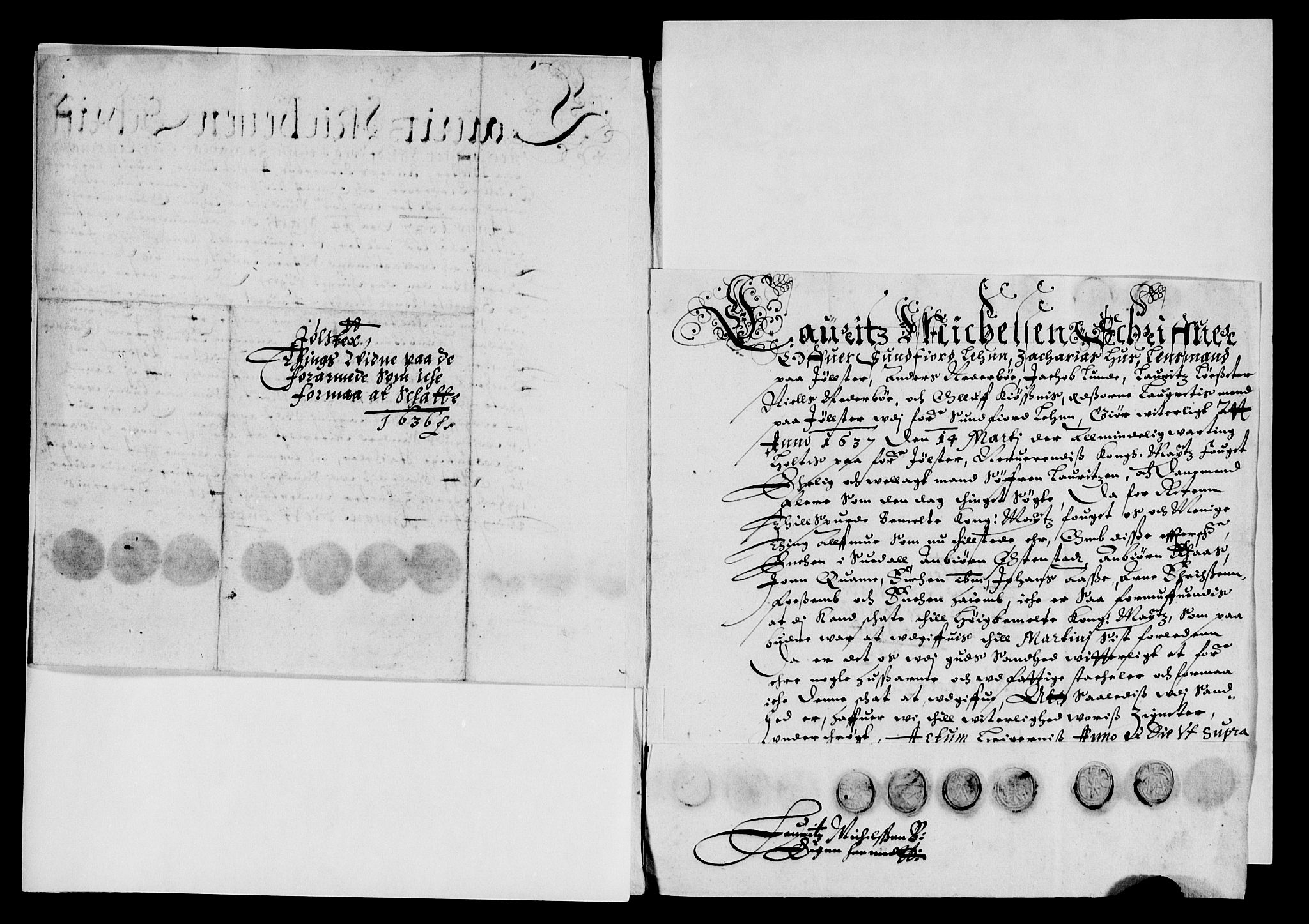Rentekammeret inntil 1814, Reviderte regnskaper, Lensregnskaper, AV/RA-EA-5023/R/Rb/Rbt/L0074: Bergenhus len, 1636-1637
